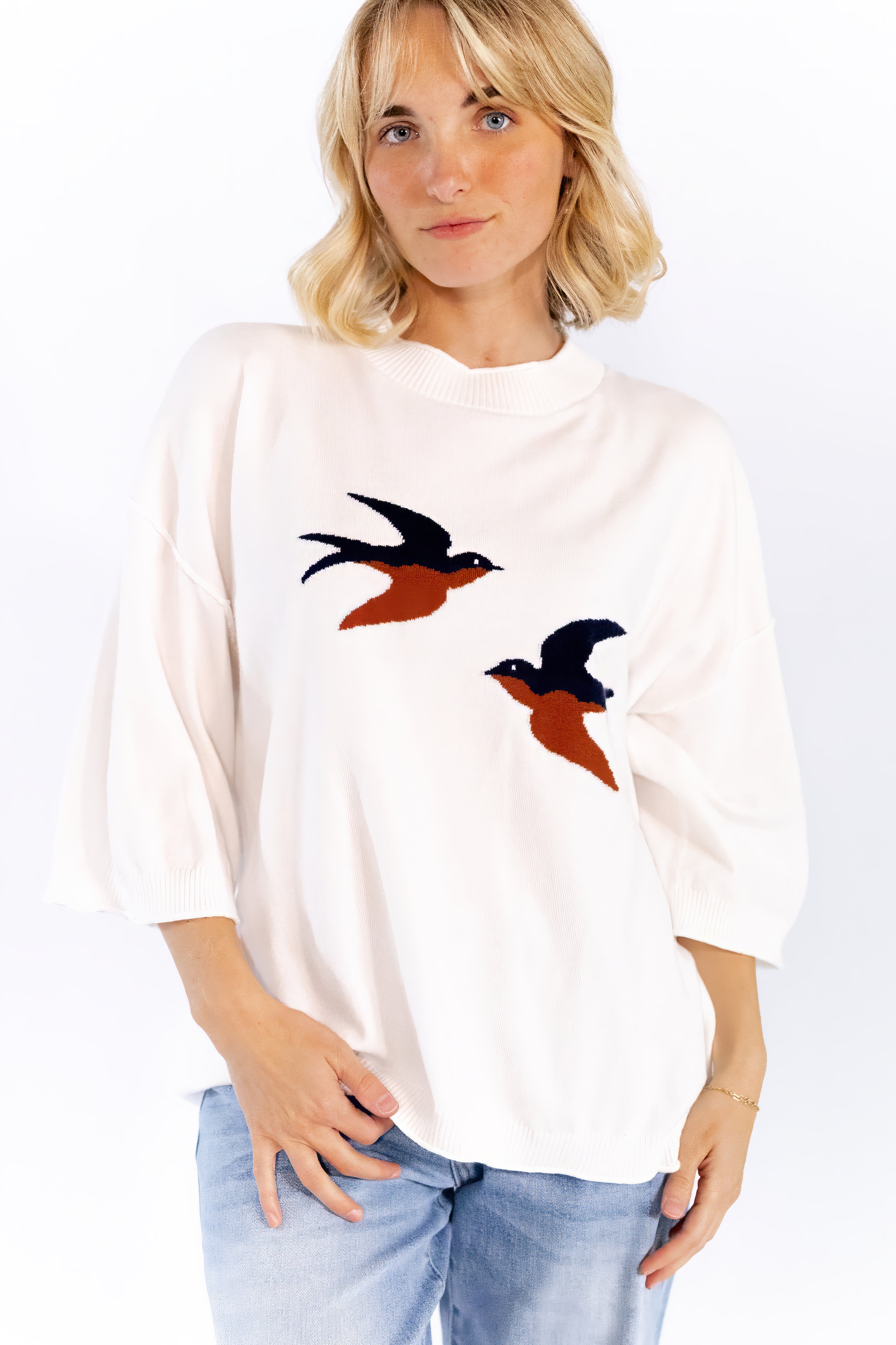 Birds of a Feather Knit Top