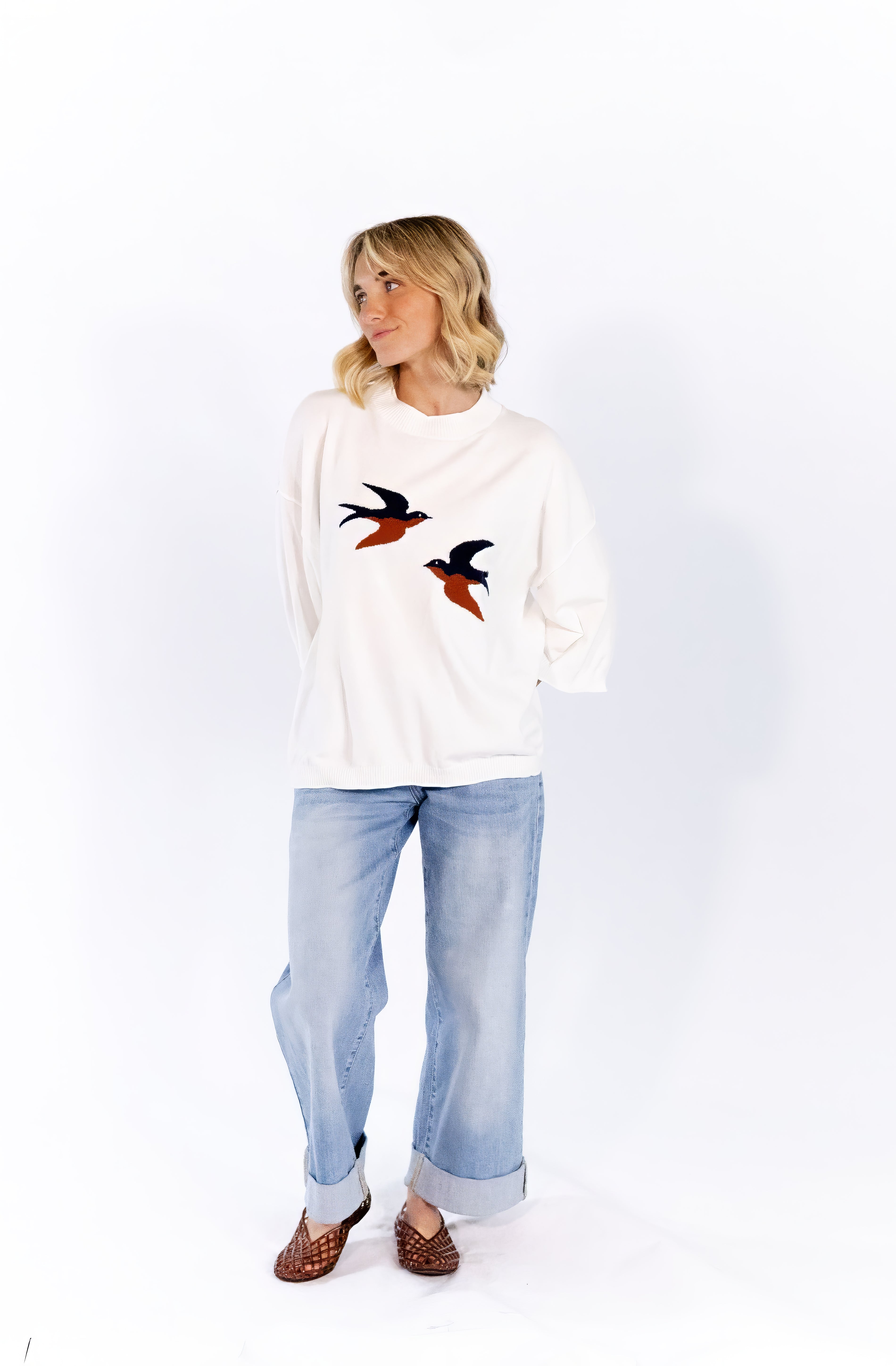 Birds of a Feather Knit Top