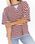 Vickie Striped Tee