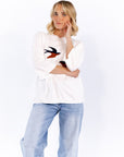 Birds of a Feather Knit Top