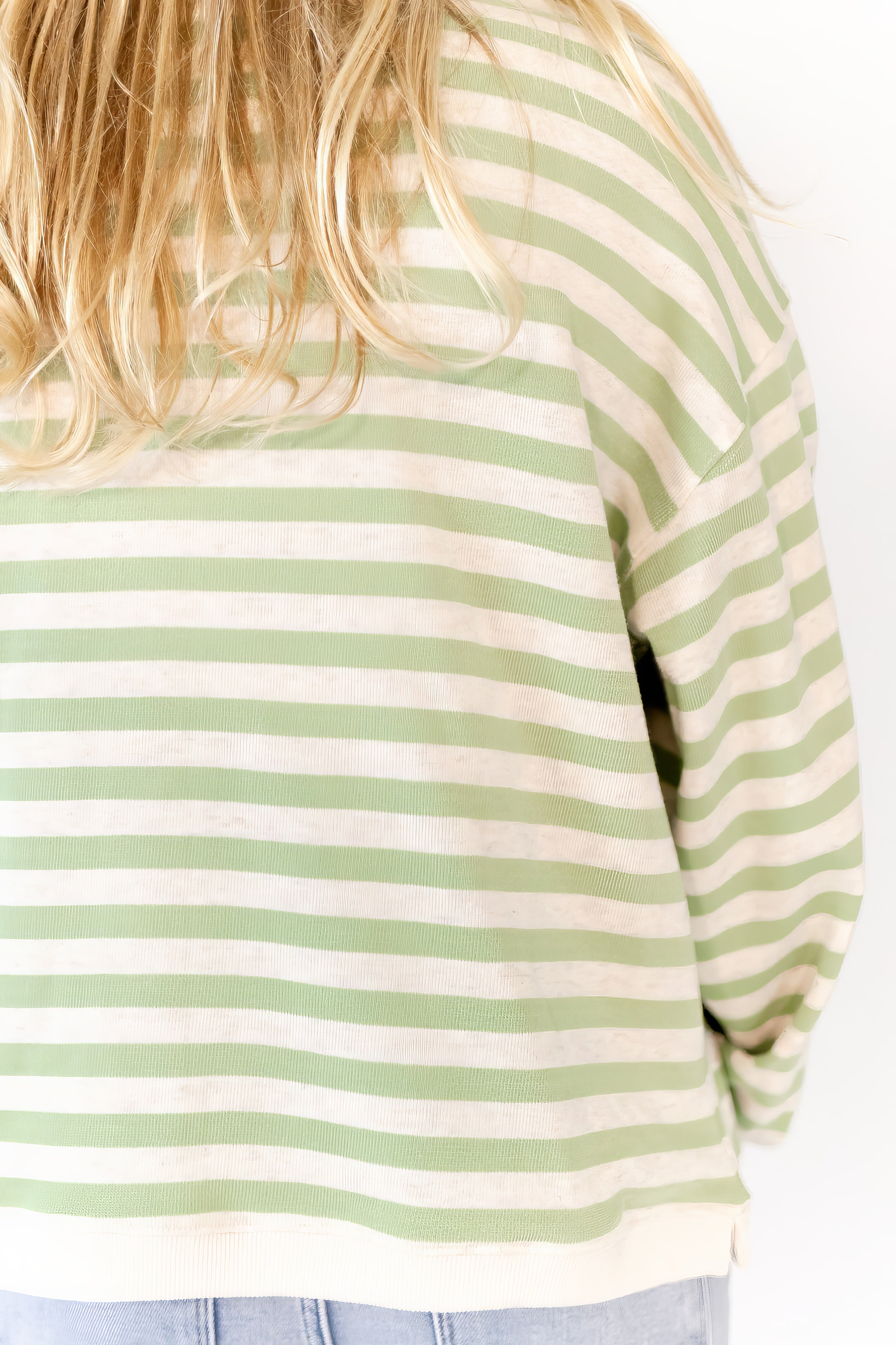 Eterne Striped Button Up Cardigan