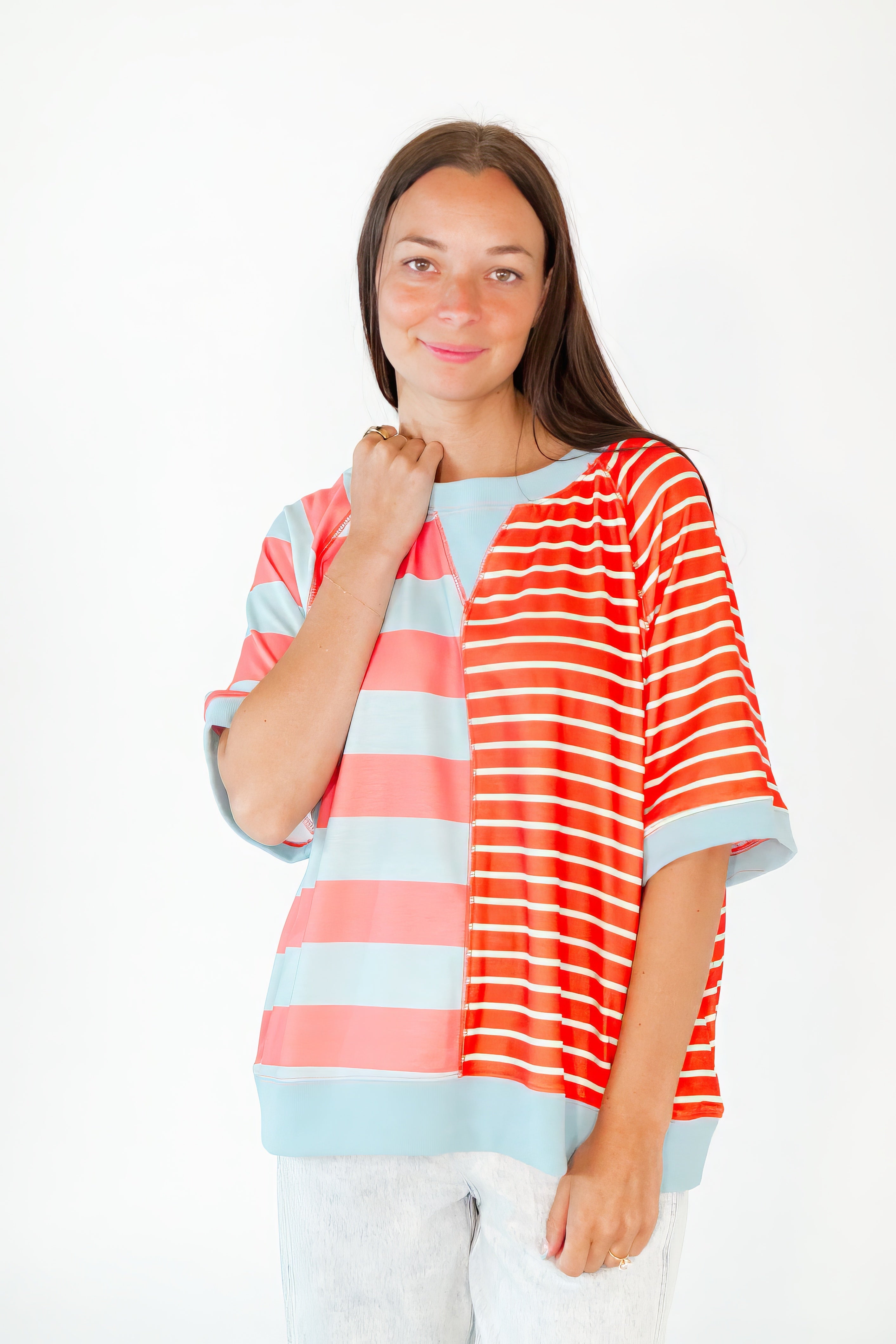 Tilda Mixed Stripe Top
