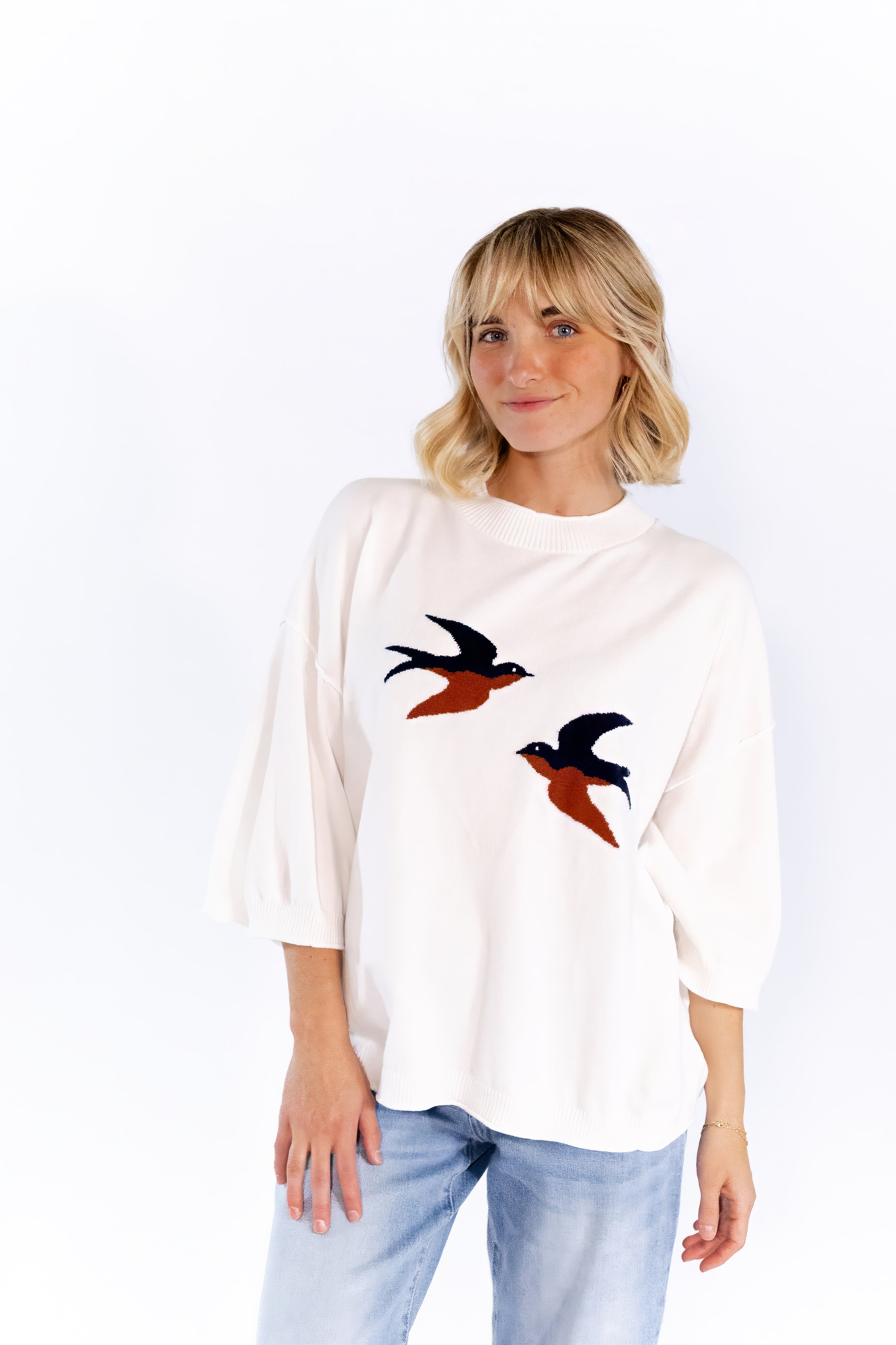 Birds of a Feather Knit Top