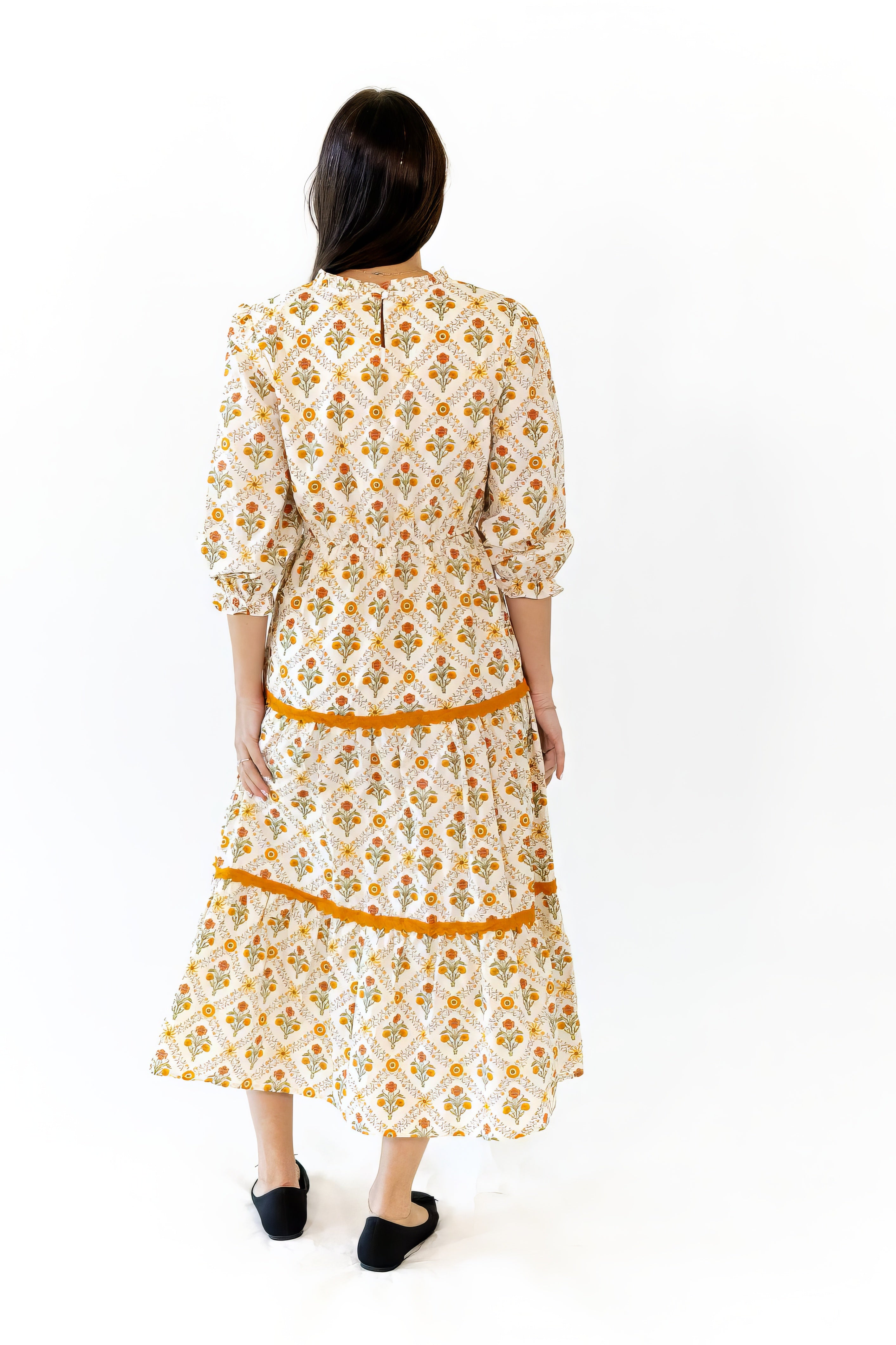 Chopin Mosaic Tiered Dress