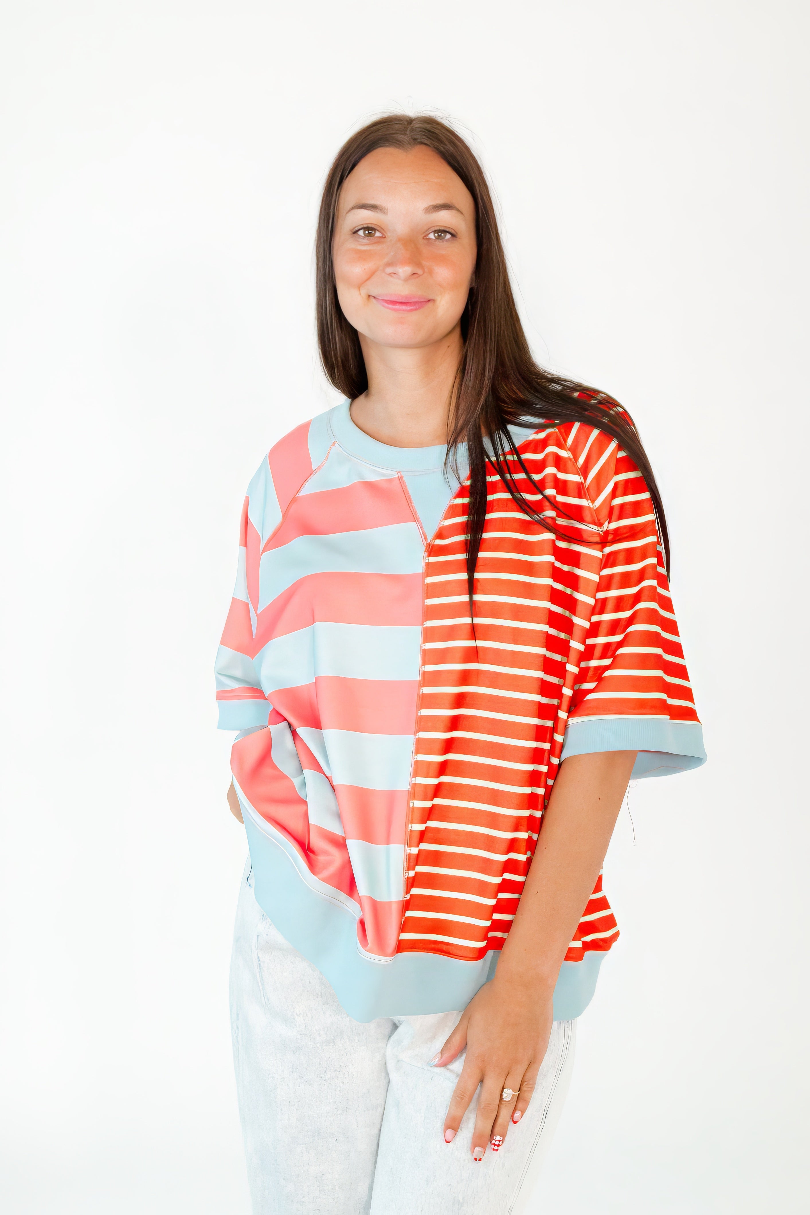 Tilda Mixed Stripe Top