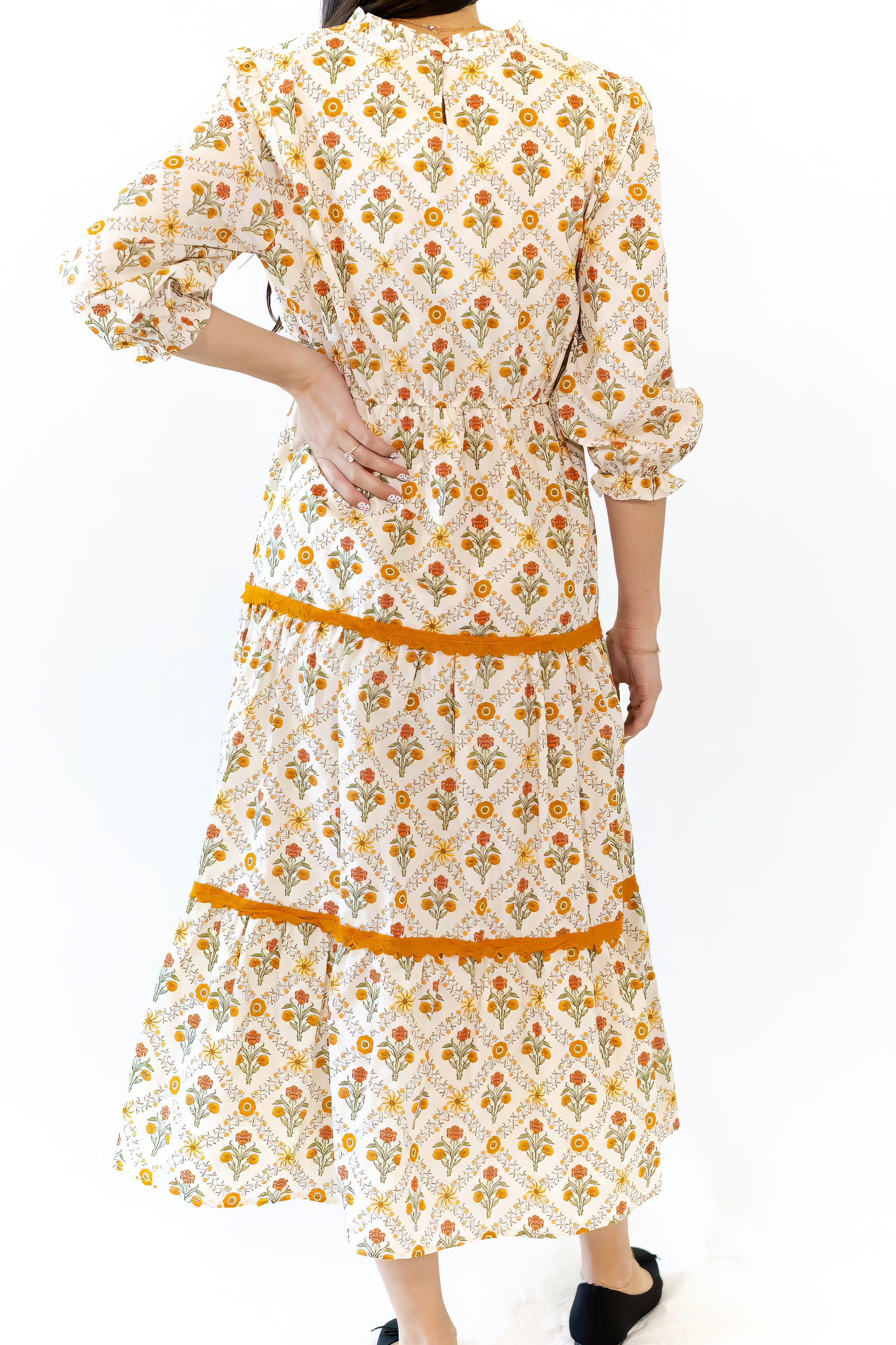 Chopin Mosaic Tiered Dress