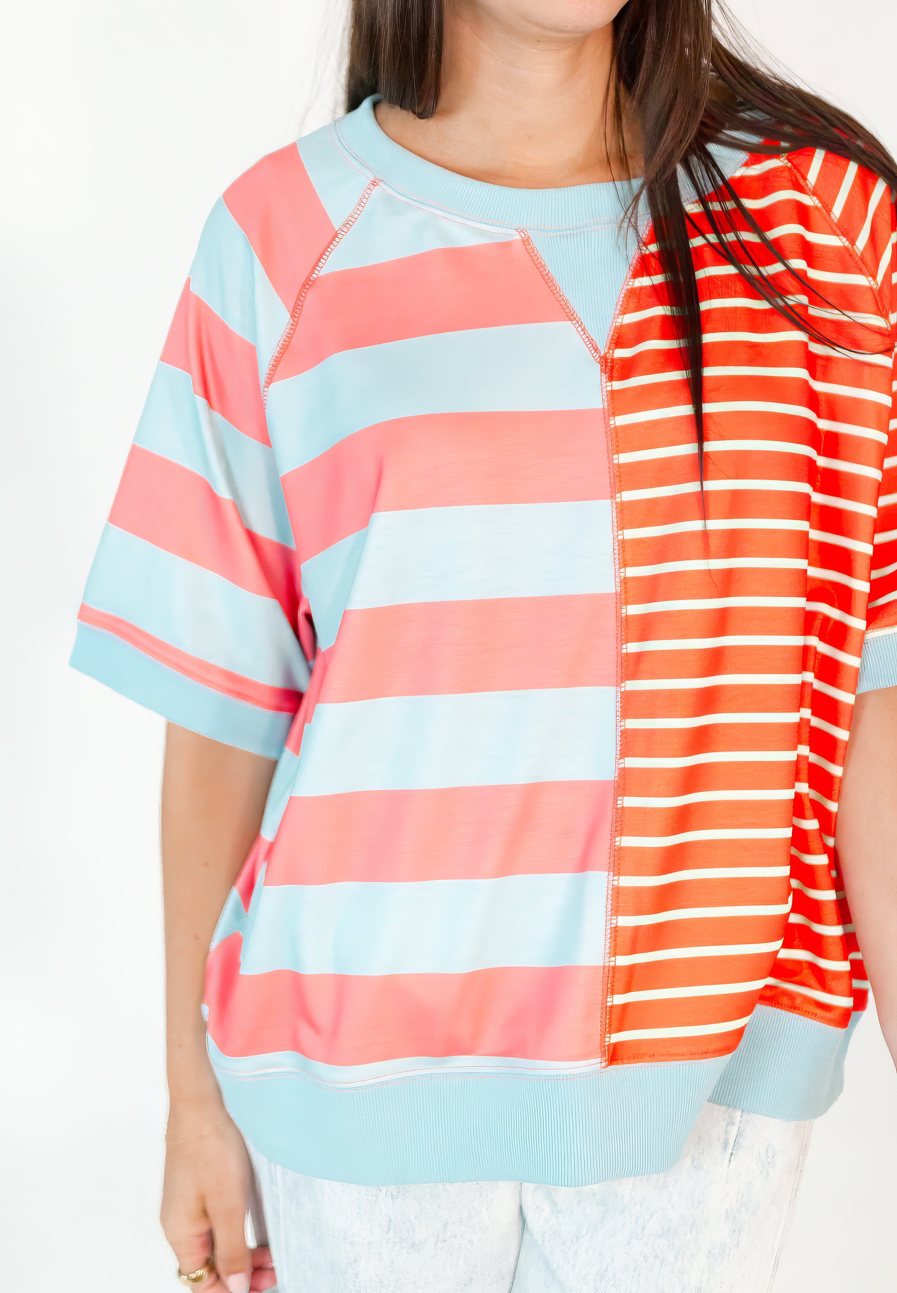 Tilda Mixed Stripe Top