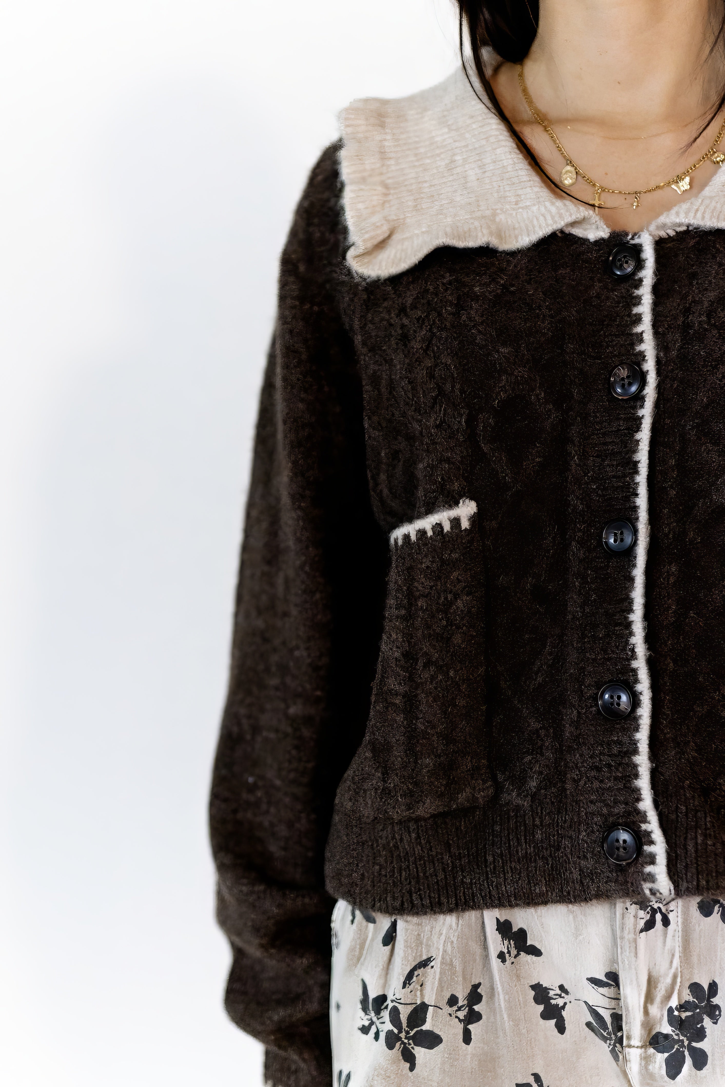 Weston Oversized Collar Top