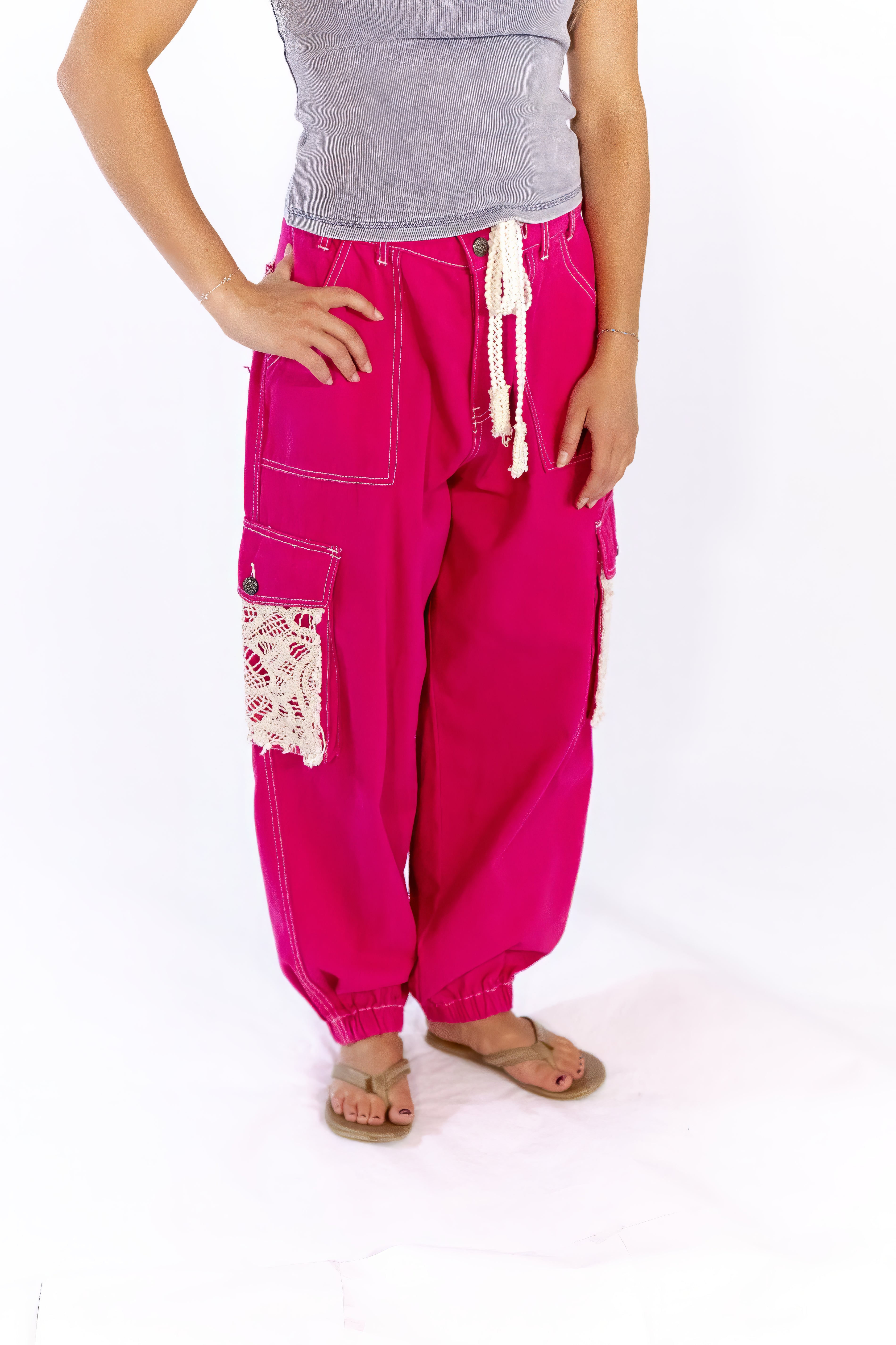 Tatum Crochet Detail Pants