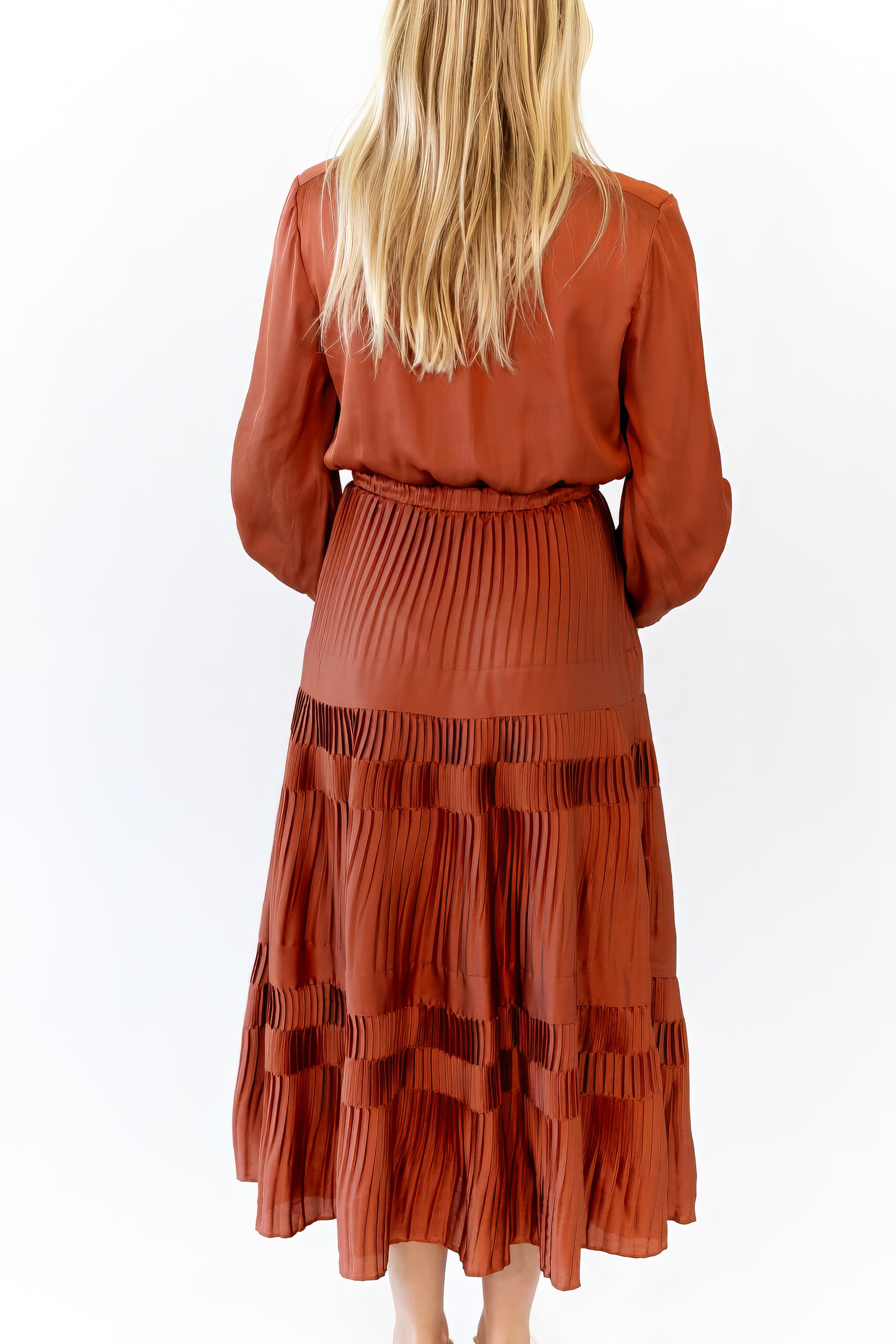 Amber Satin Midi Dress
