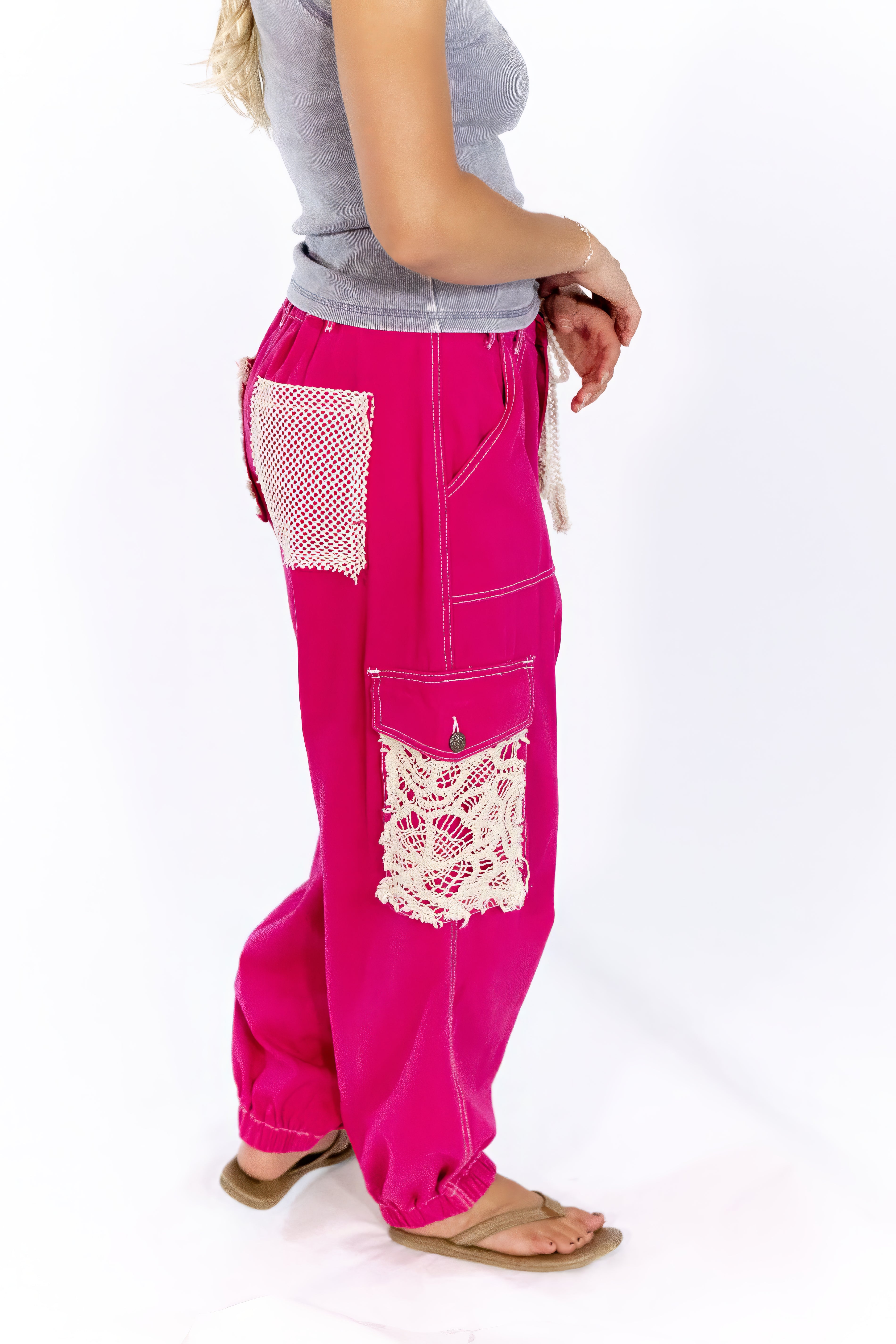 Tatum Crochet Detail Pants