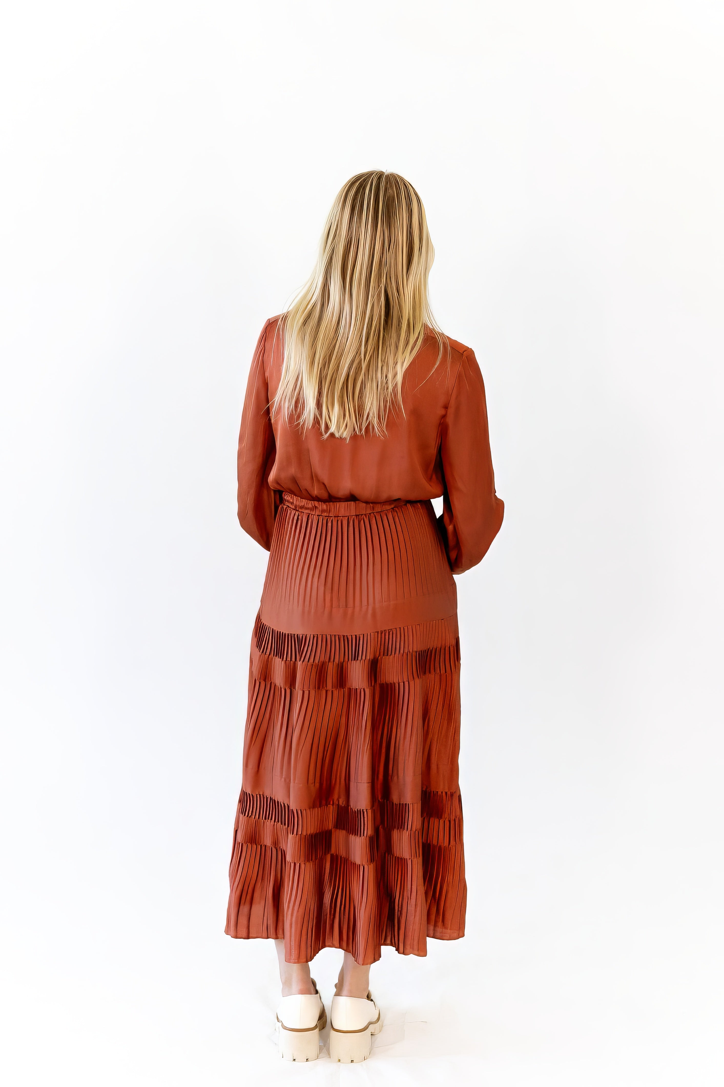 Amber Satin Midi Dress