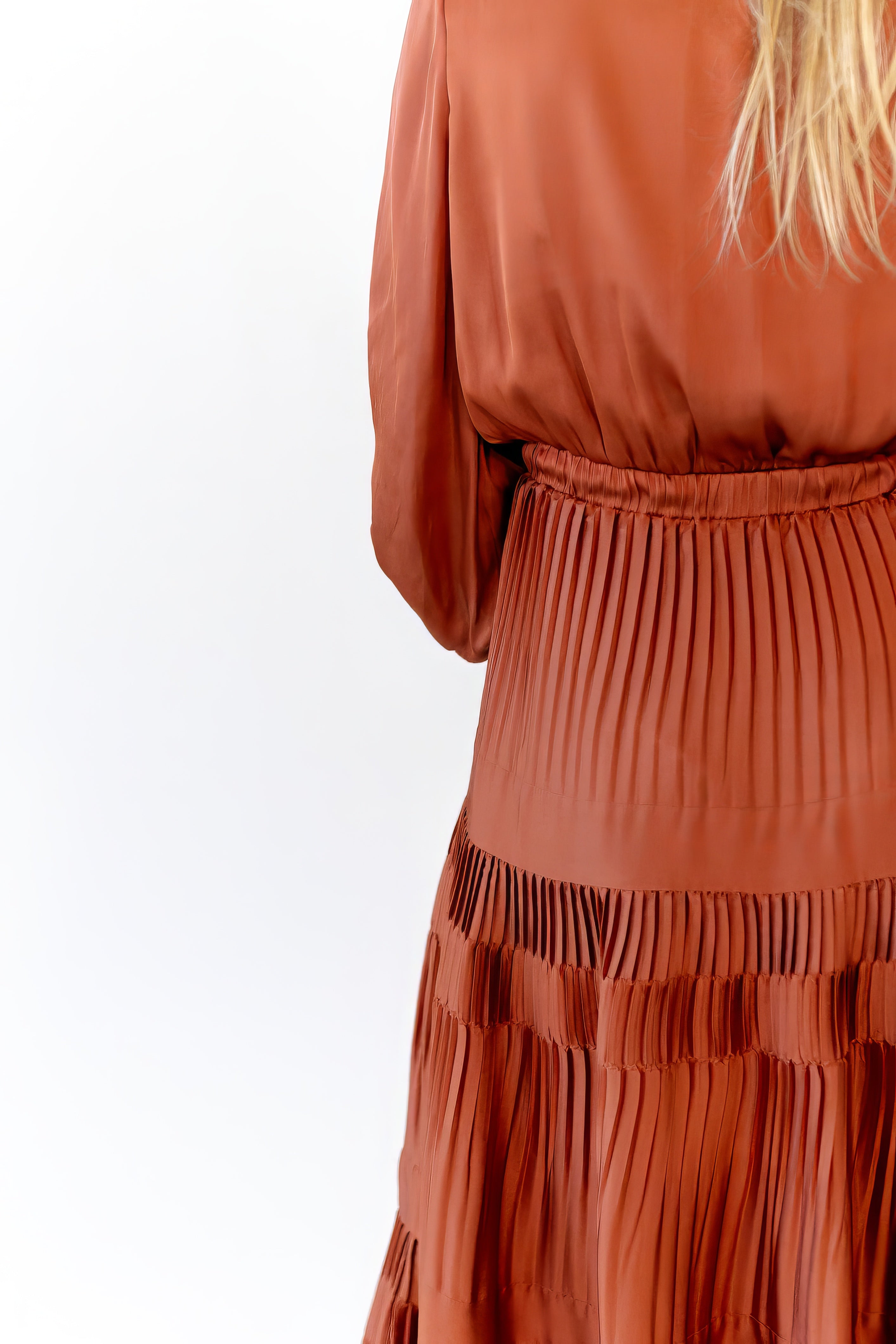 Amber Satin Midi Dress