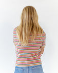 Cado Striped Knit Top