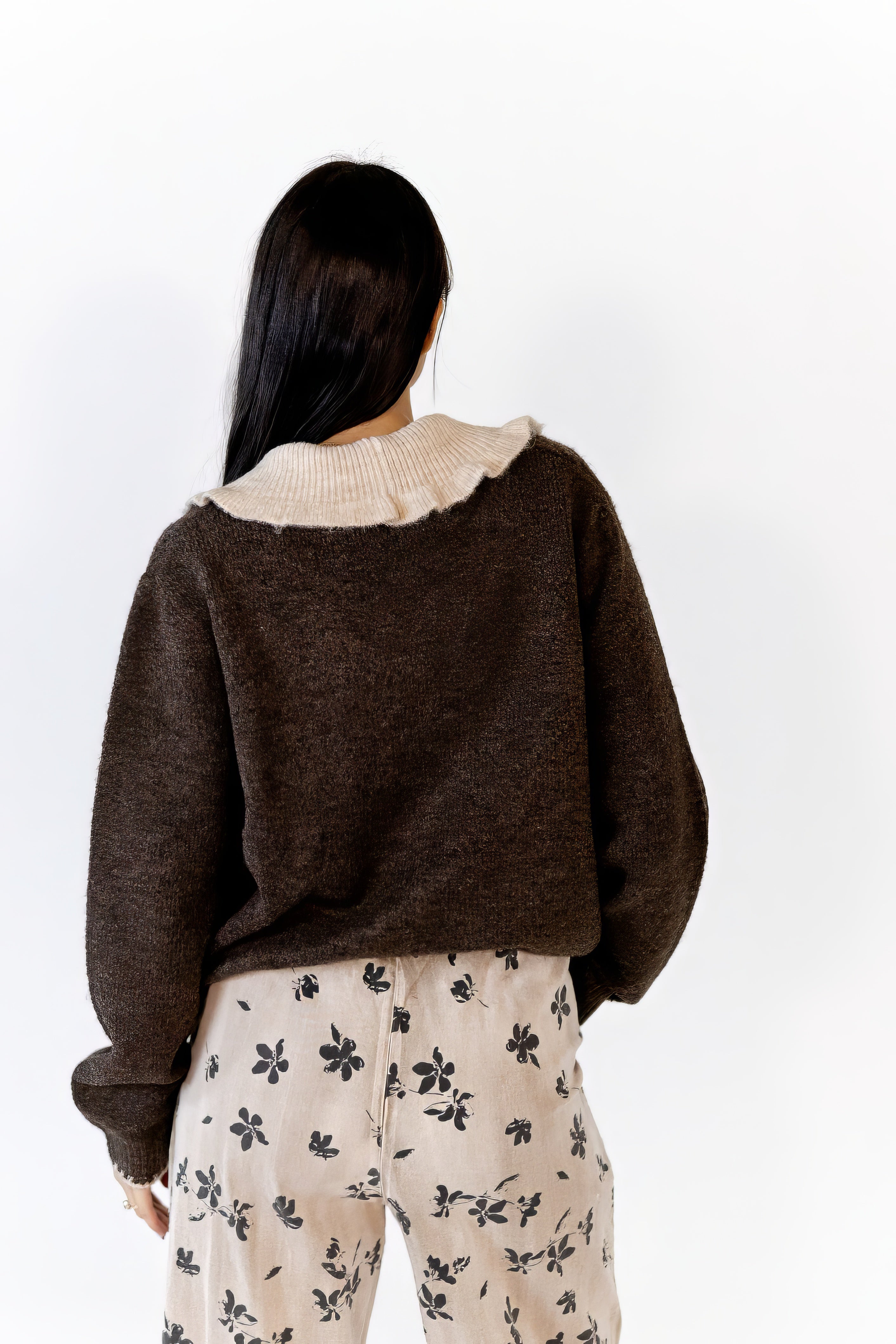 Weston Oversized Collar Top