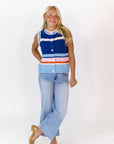 Tobi Striped Knit Vest