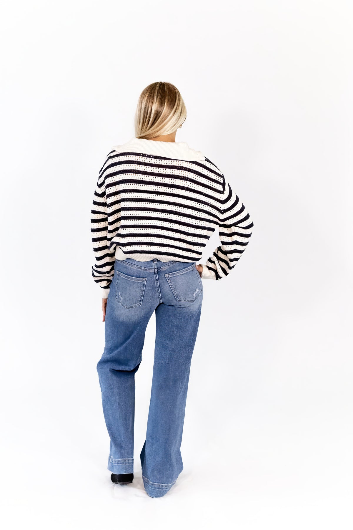 Volcan Striped Half-Zip