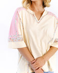 Addie Color-Blocked Top