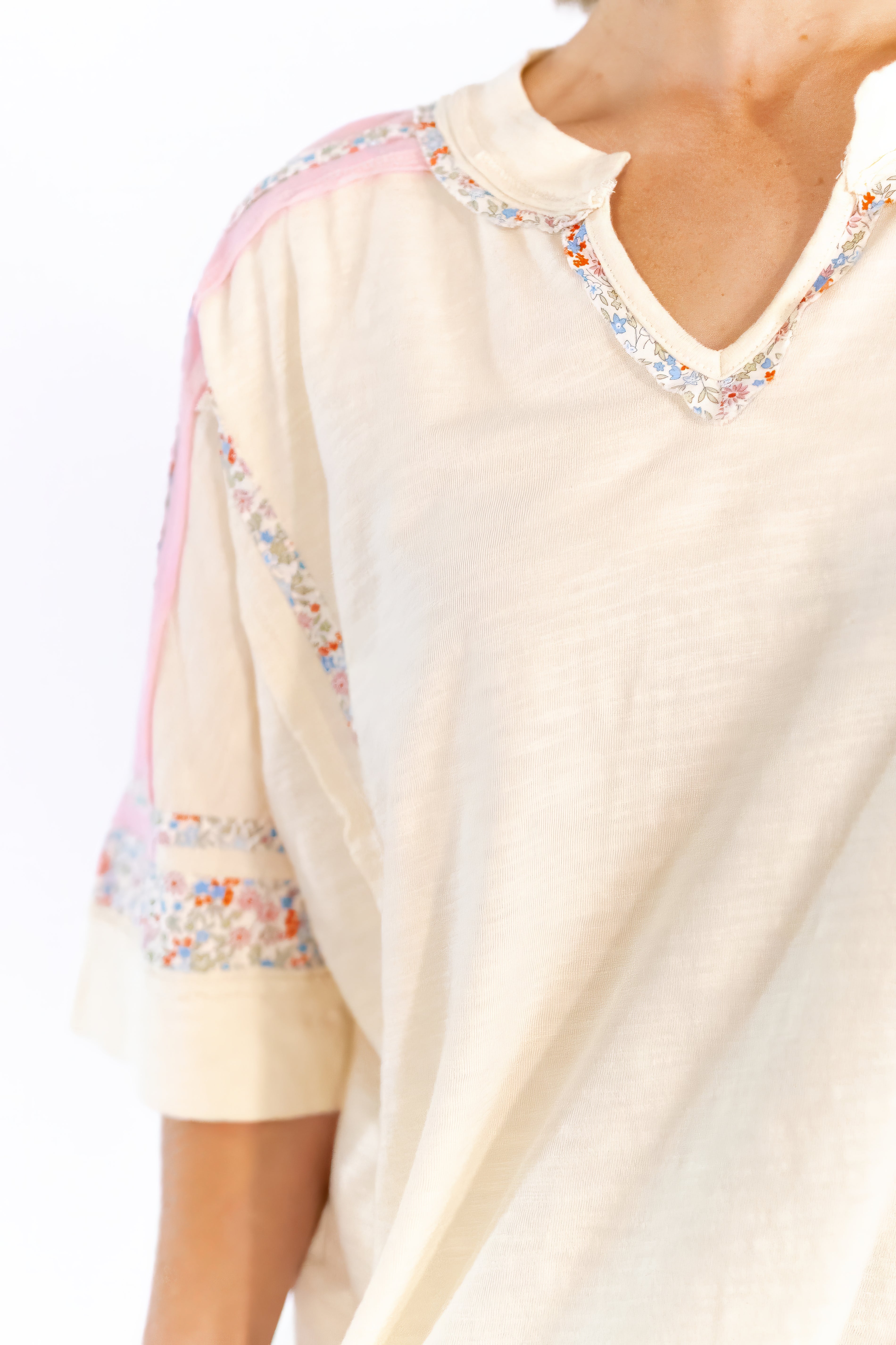 Addie Color-Blocked Top