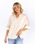 Addie Color-Blocked Top