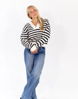 Volcan Striped Half-Zip