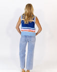 Tobi Striped Knit Vest