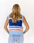 Tobi Striped Knit Vest