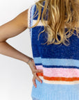 Tobi Striped Knit Vest