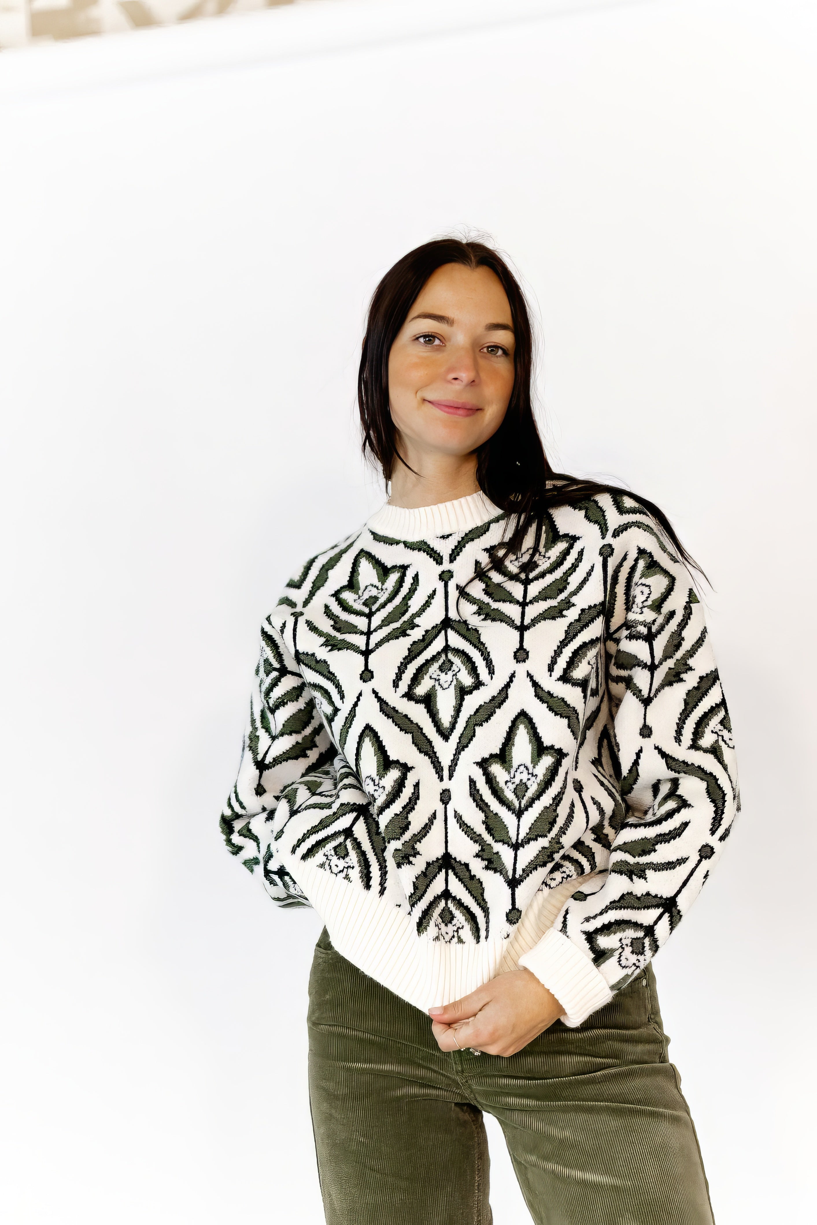 Lainey Floral Sweater