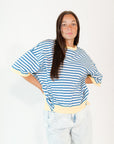 Habanne Striped Crewneck