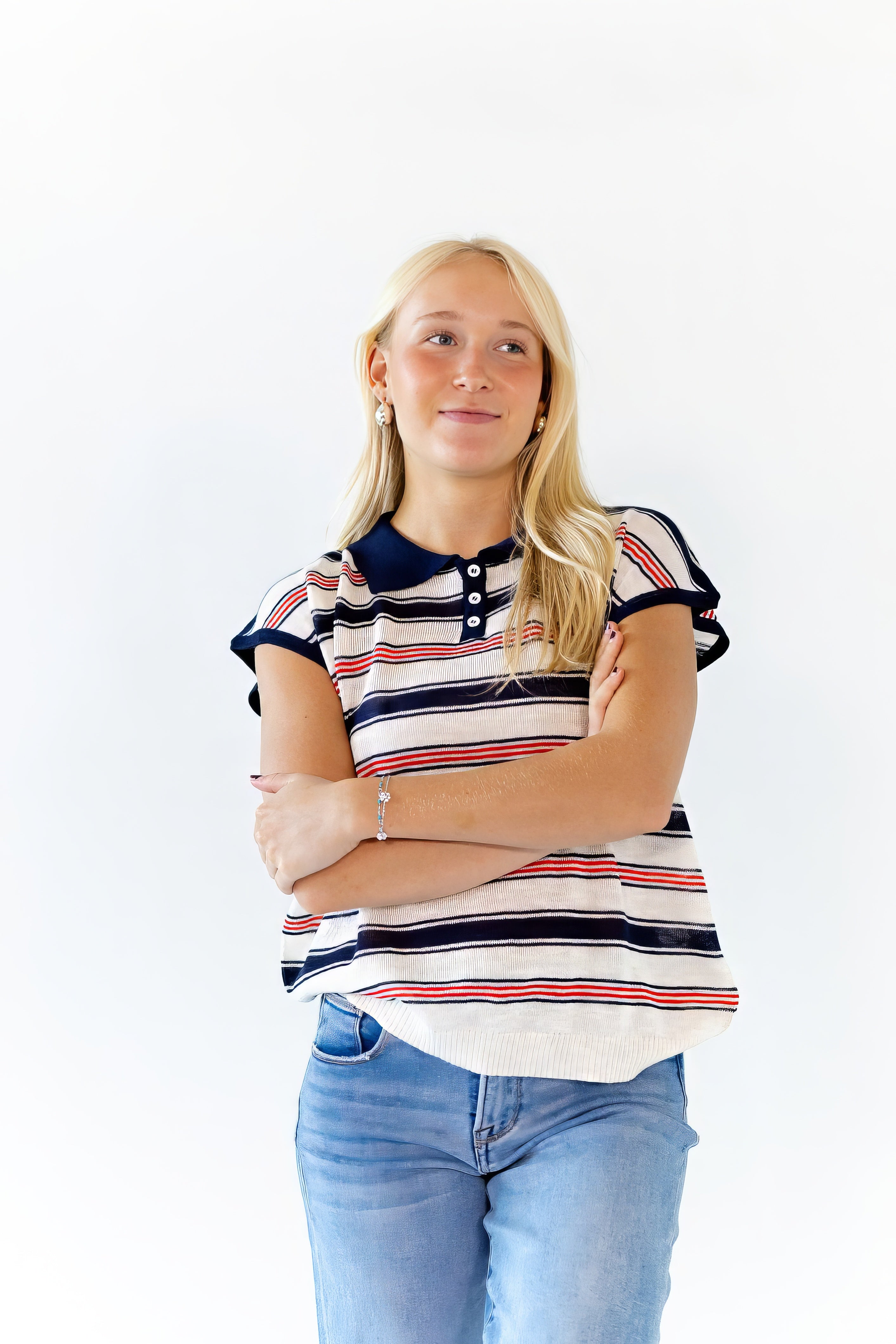 Swenson Striped Polo