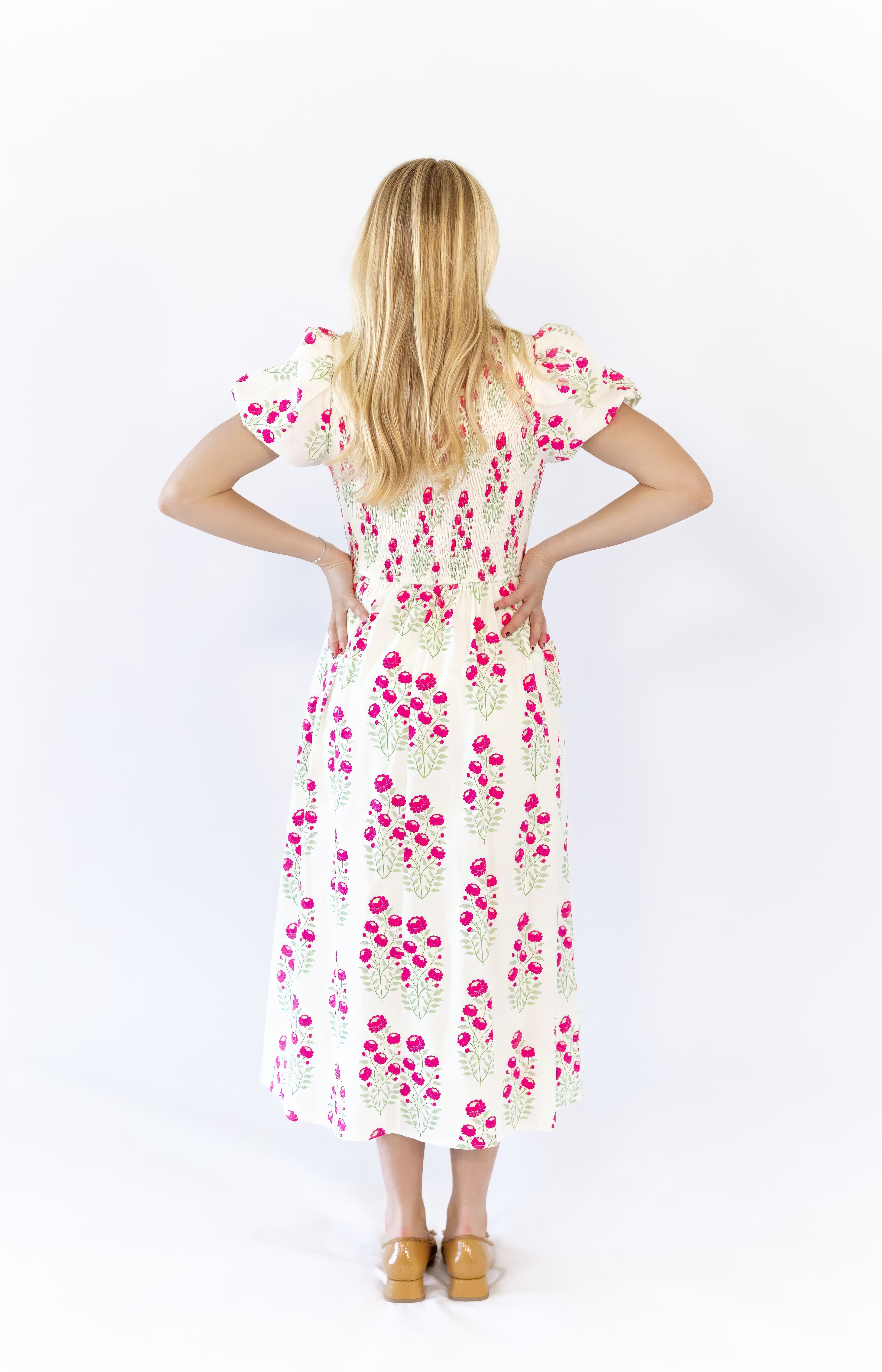 Tabbie Floral Midi Dress