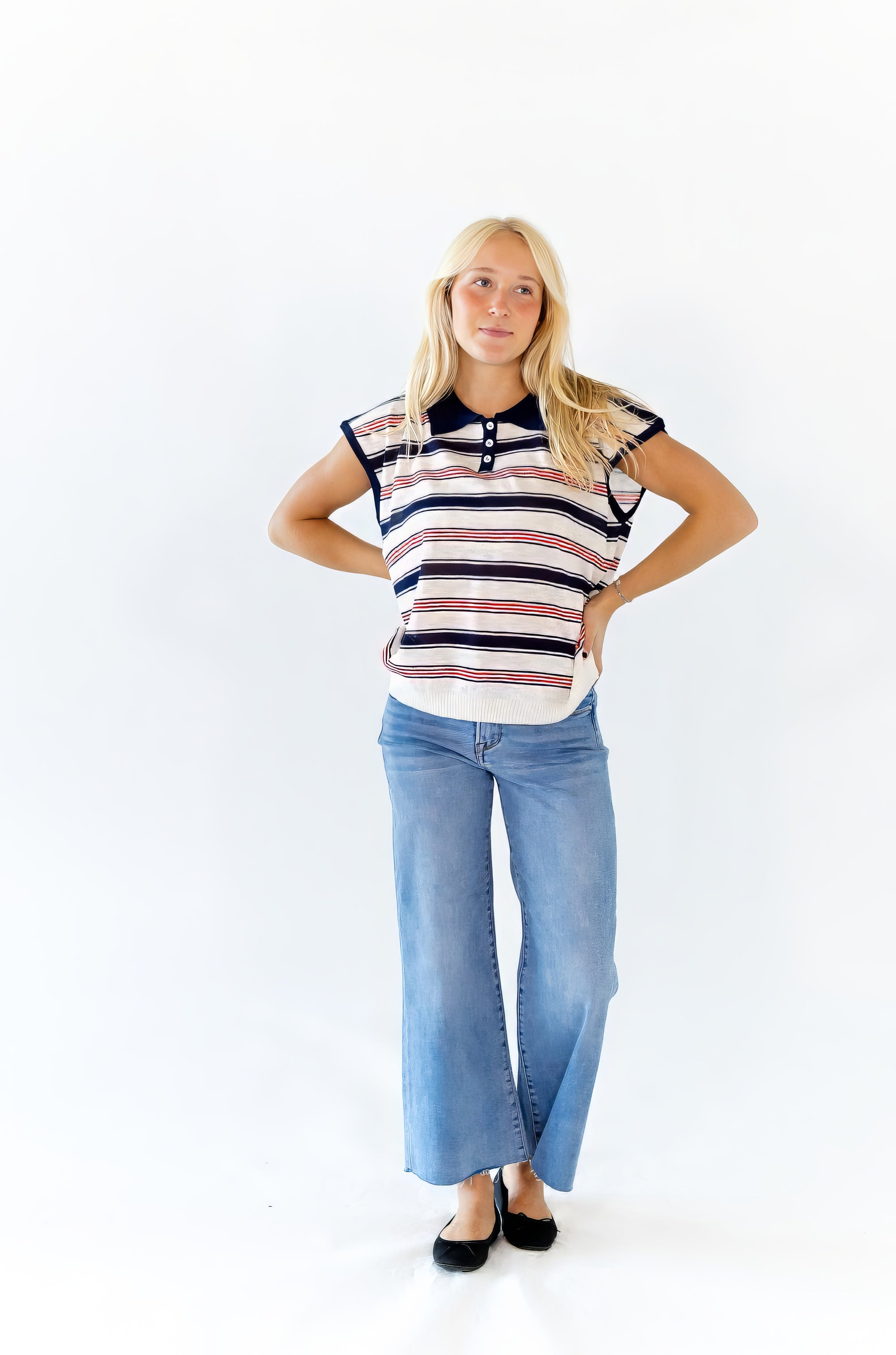Swenson Striped Polo