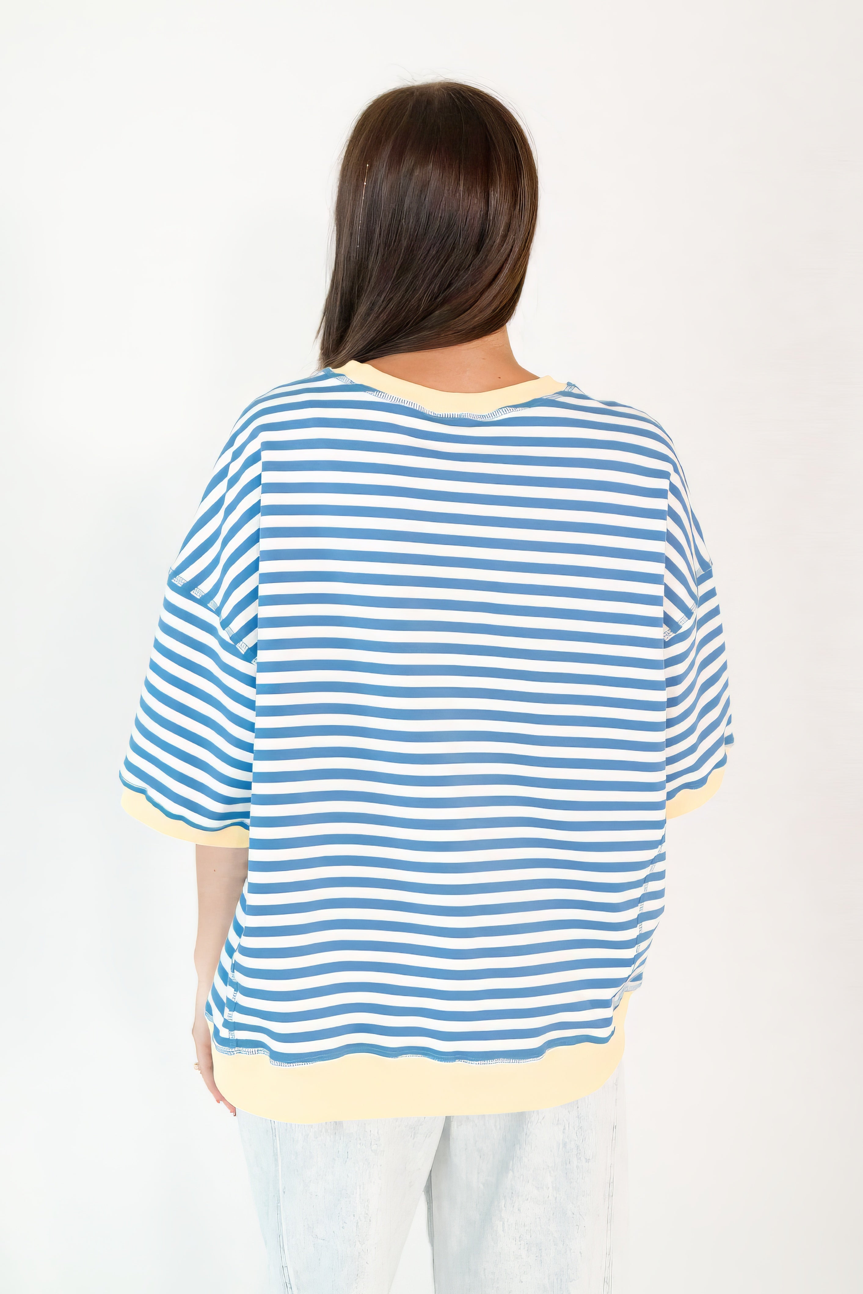 Habanne Striped Crewneck