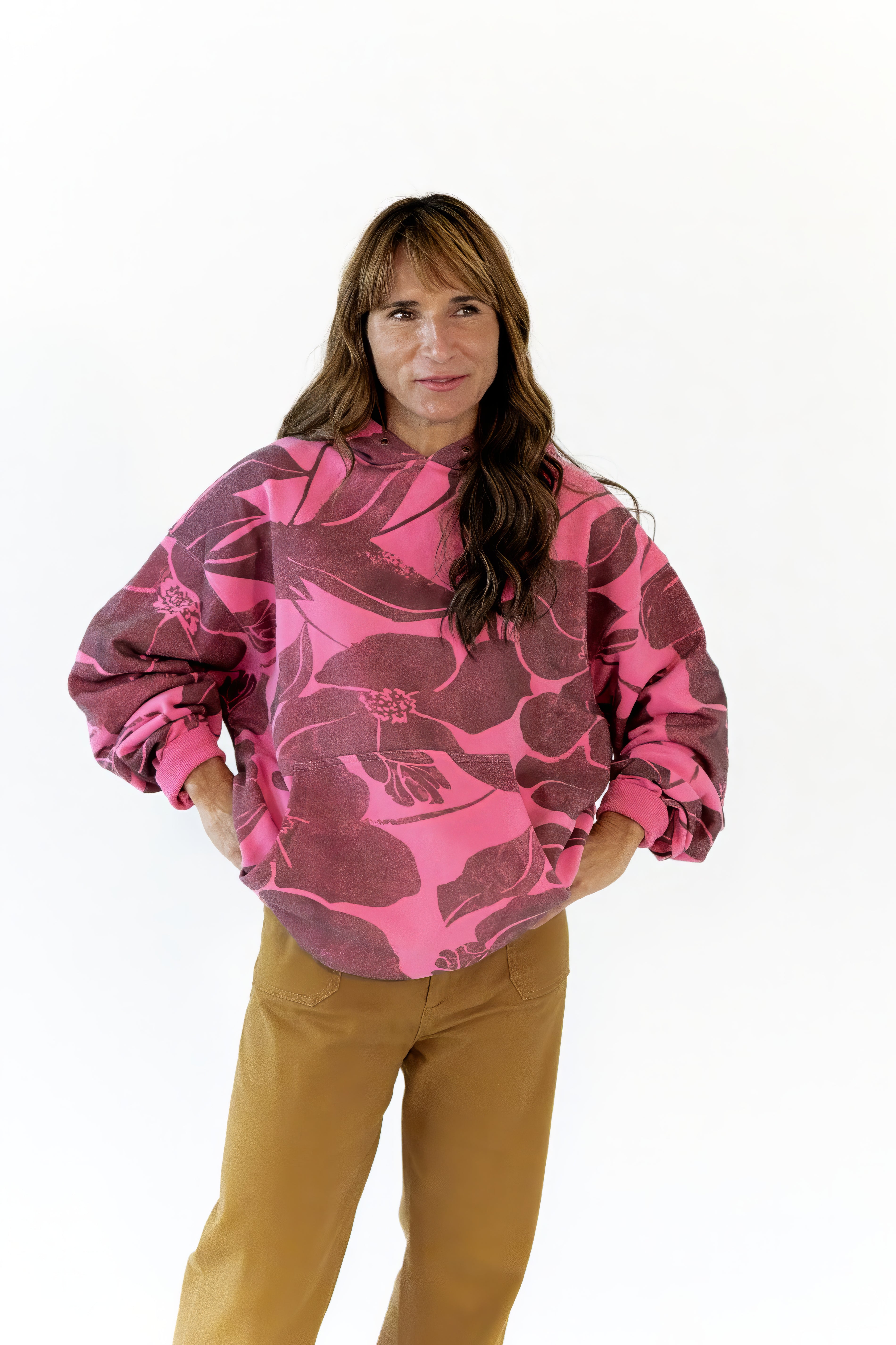 Mia Floral Print Hoodie