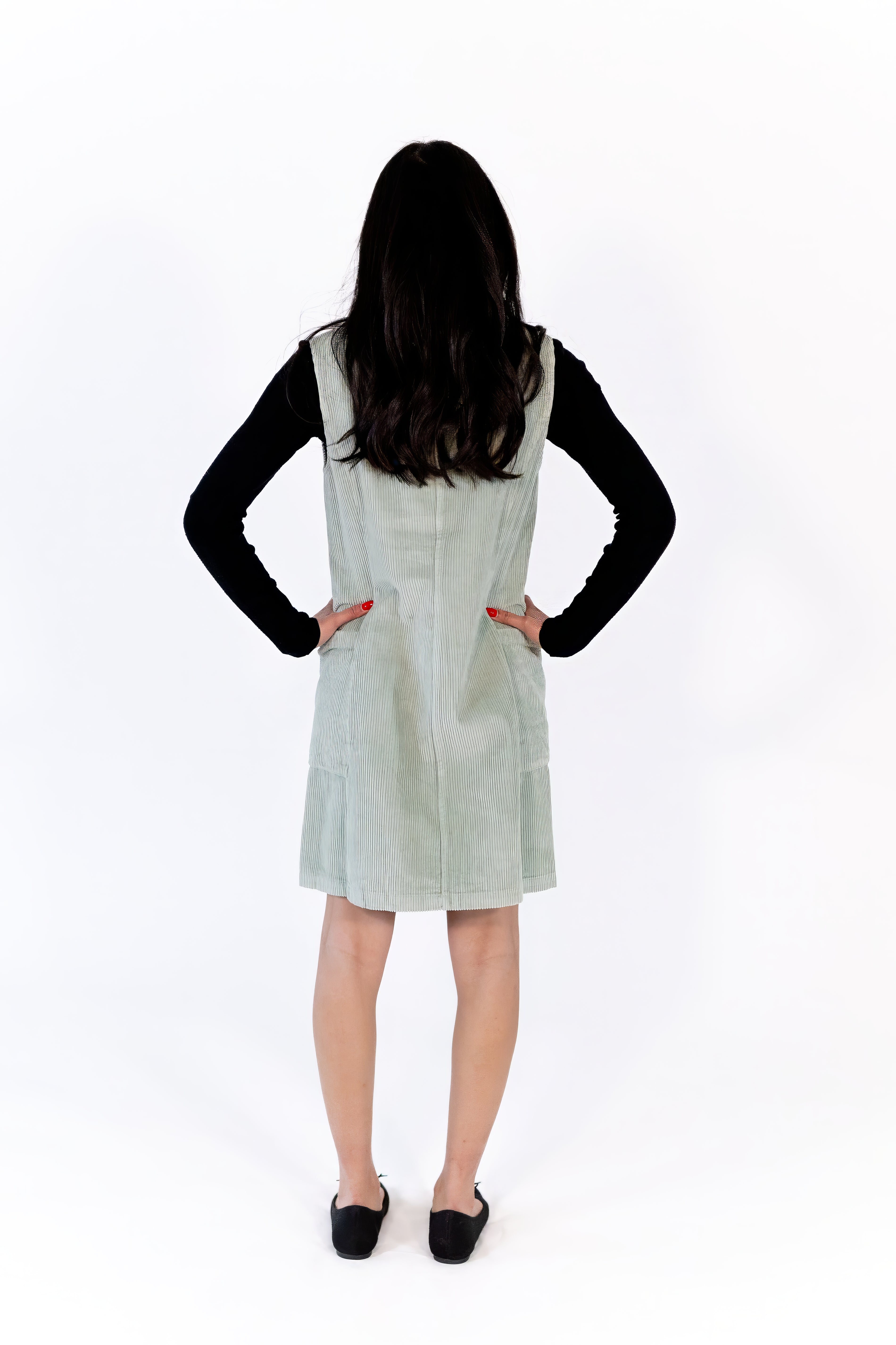 Sherilyn Corduroy Button Down Dress