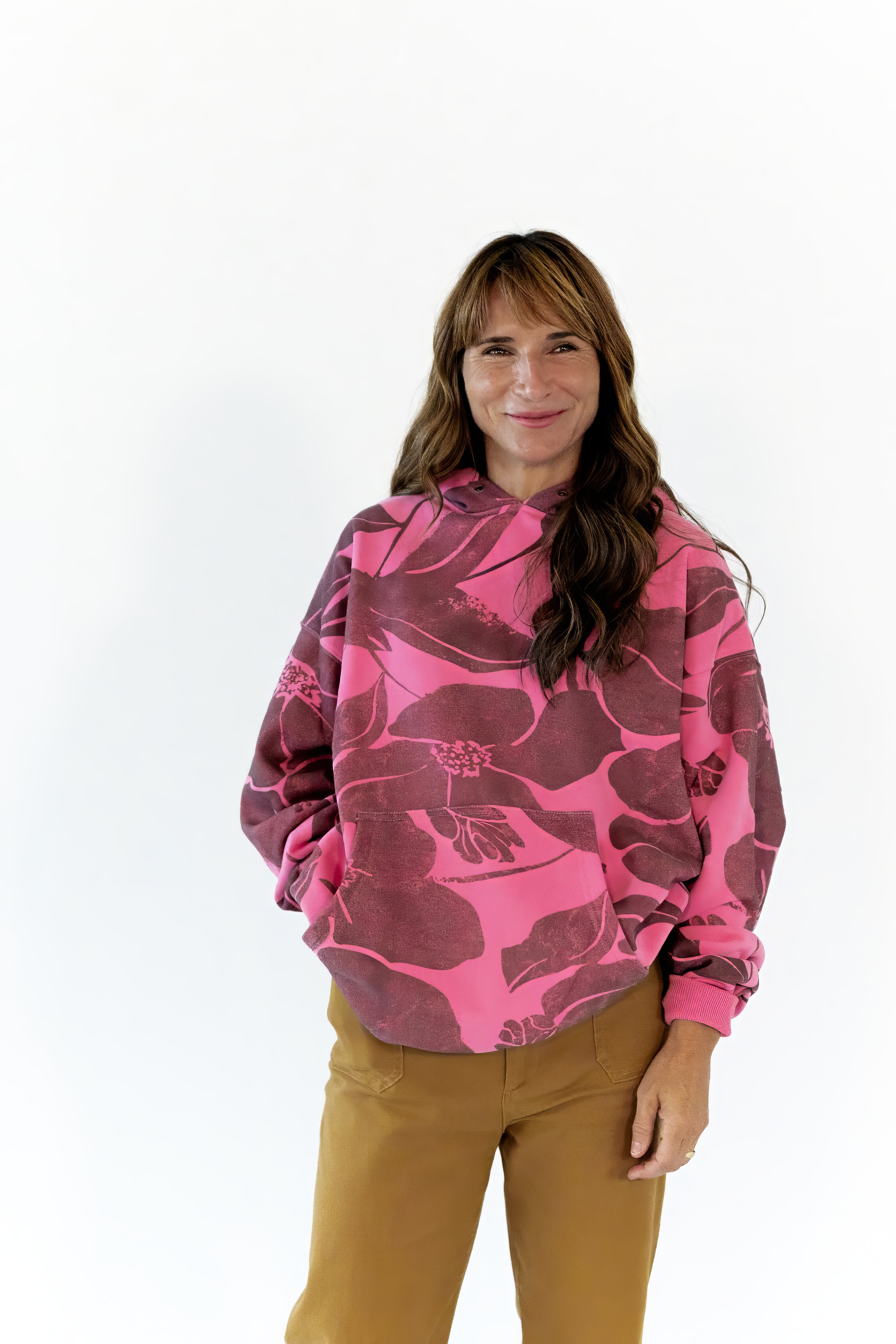 Mia Floral Print Hoodie