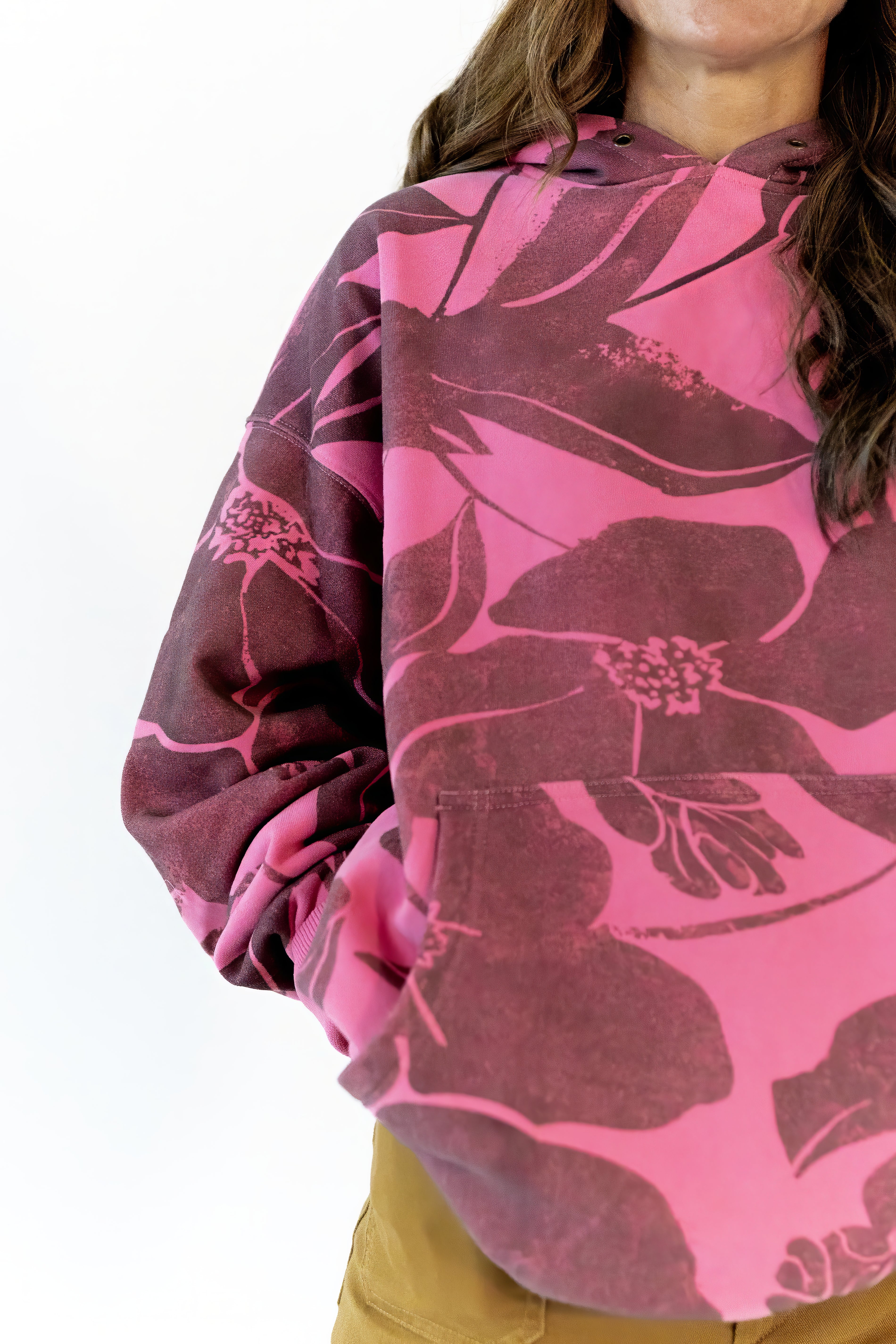 Mia Floral Print Hoodie