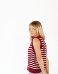 Ghia Striped Sweater Vest