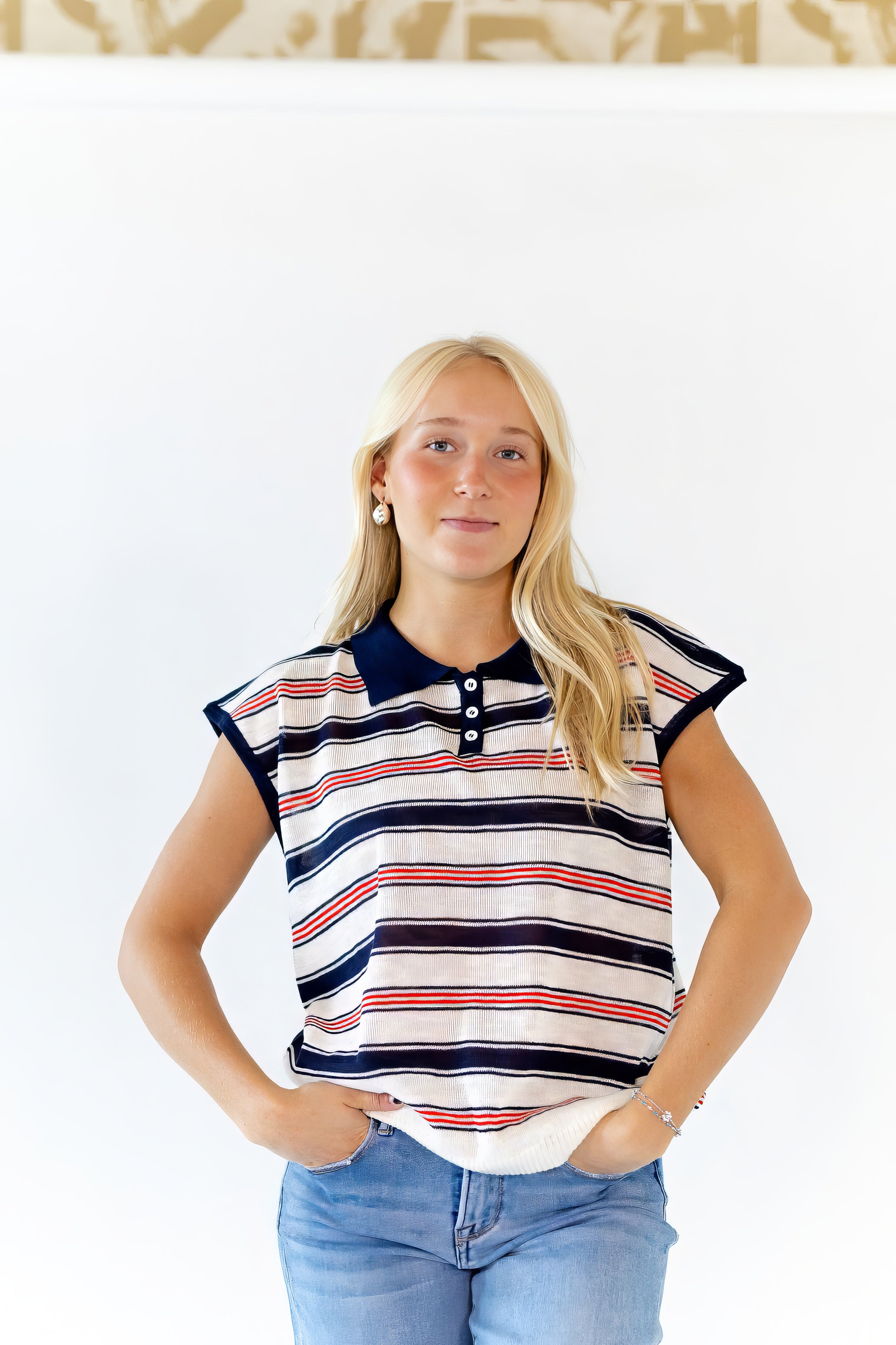 Swenson Striped Polo