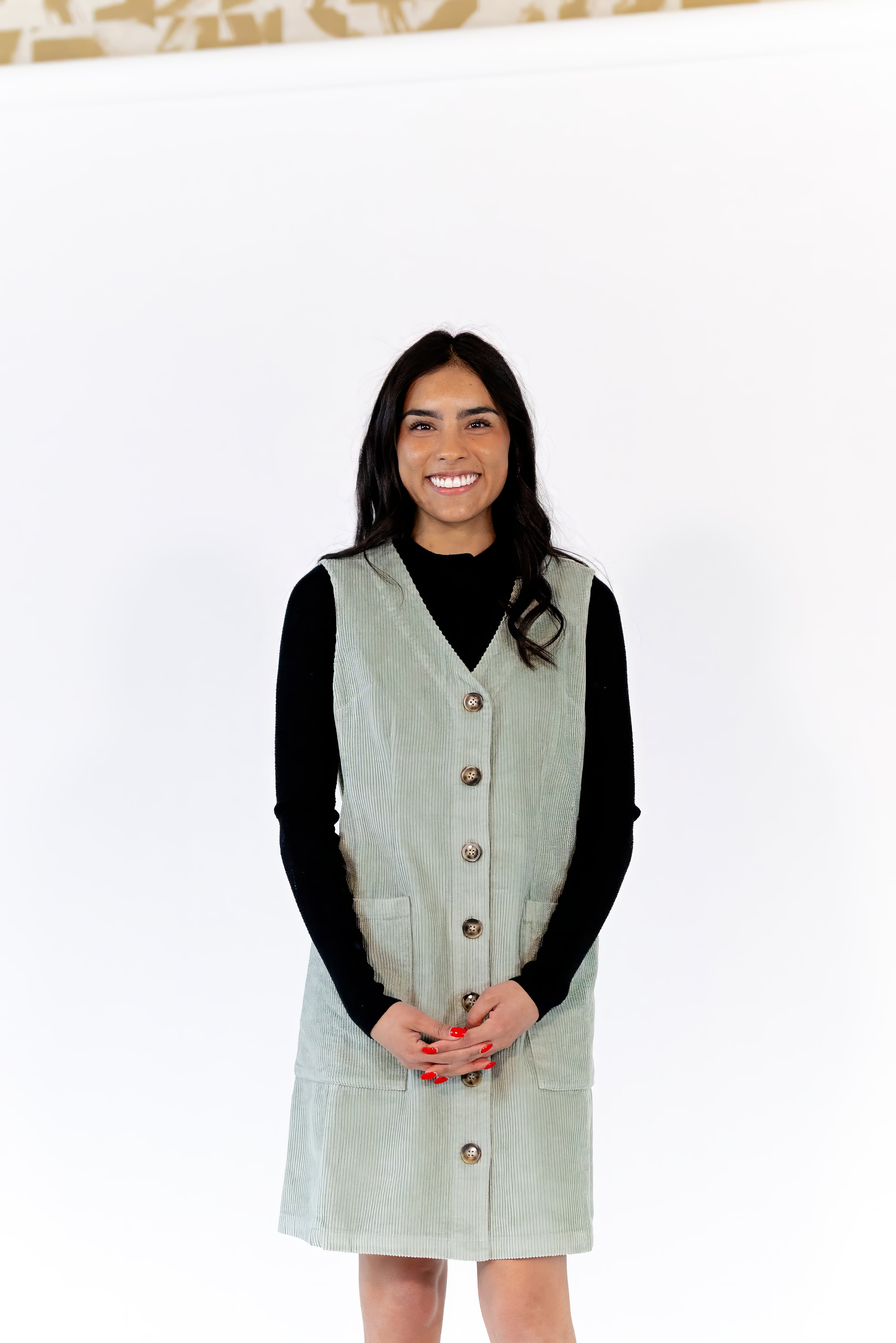 Sherilyn Corduroy Button Down Dress