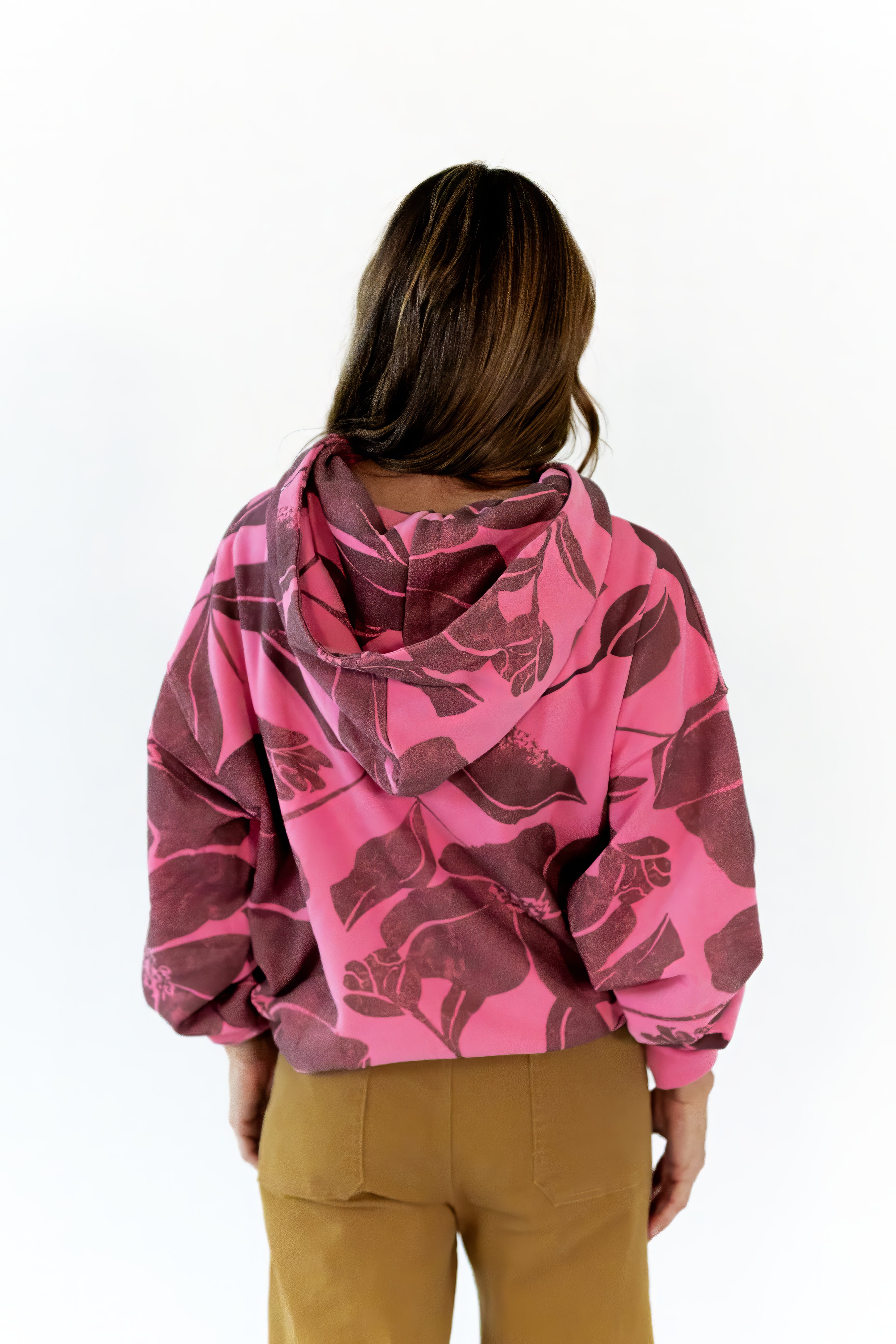 Mia Floral Print Hoodie