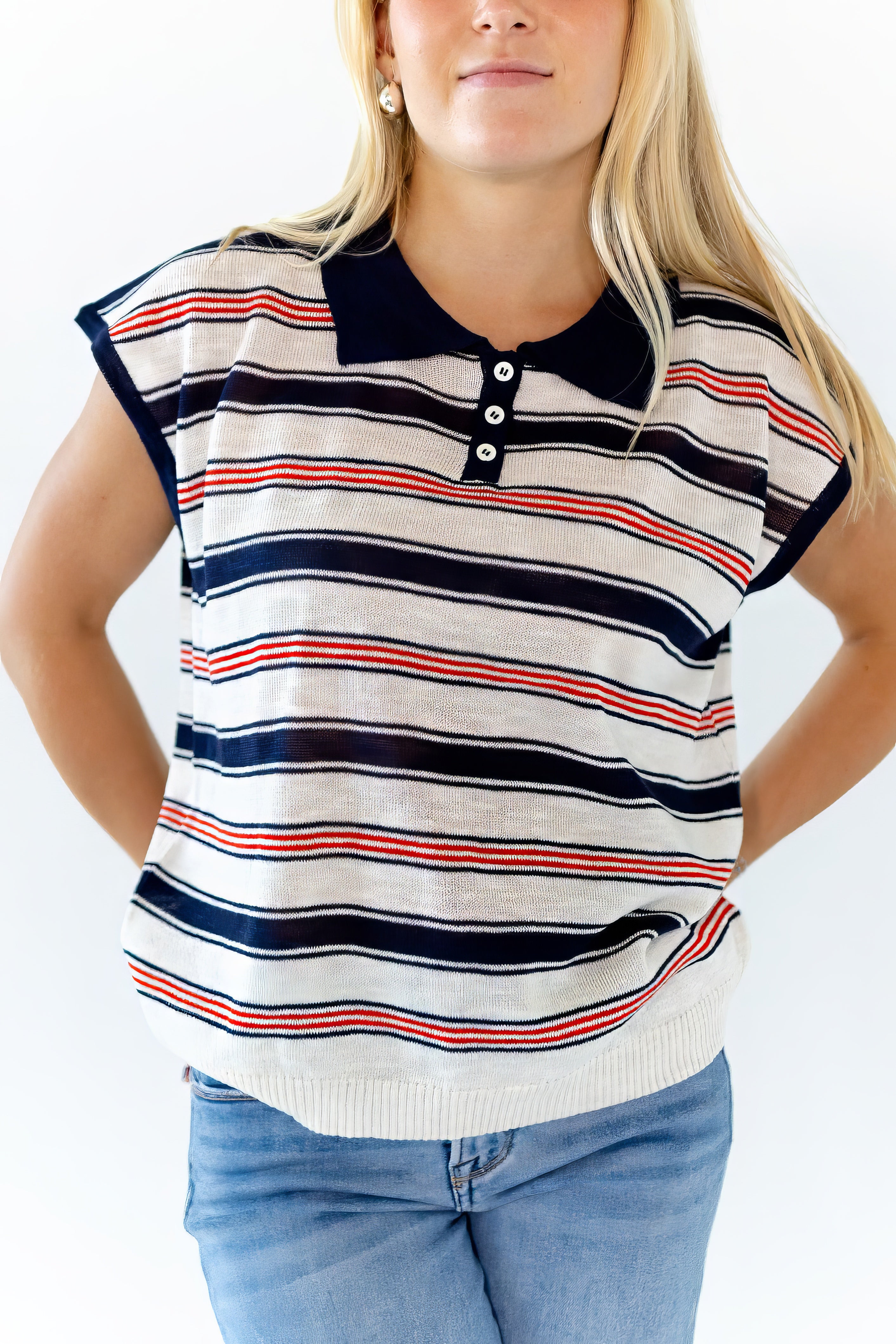 Swenson Striped Polo