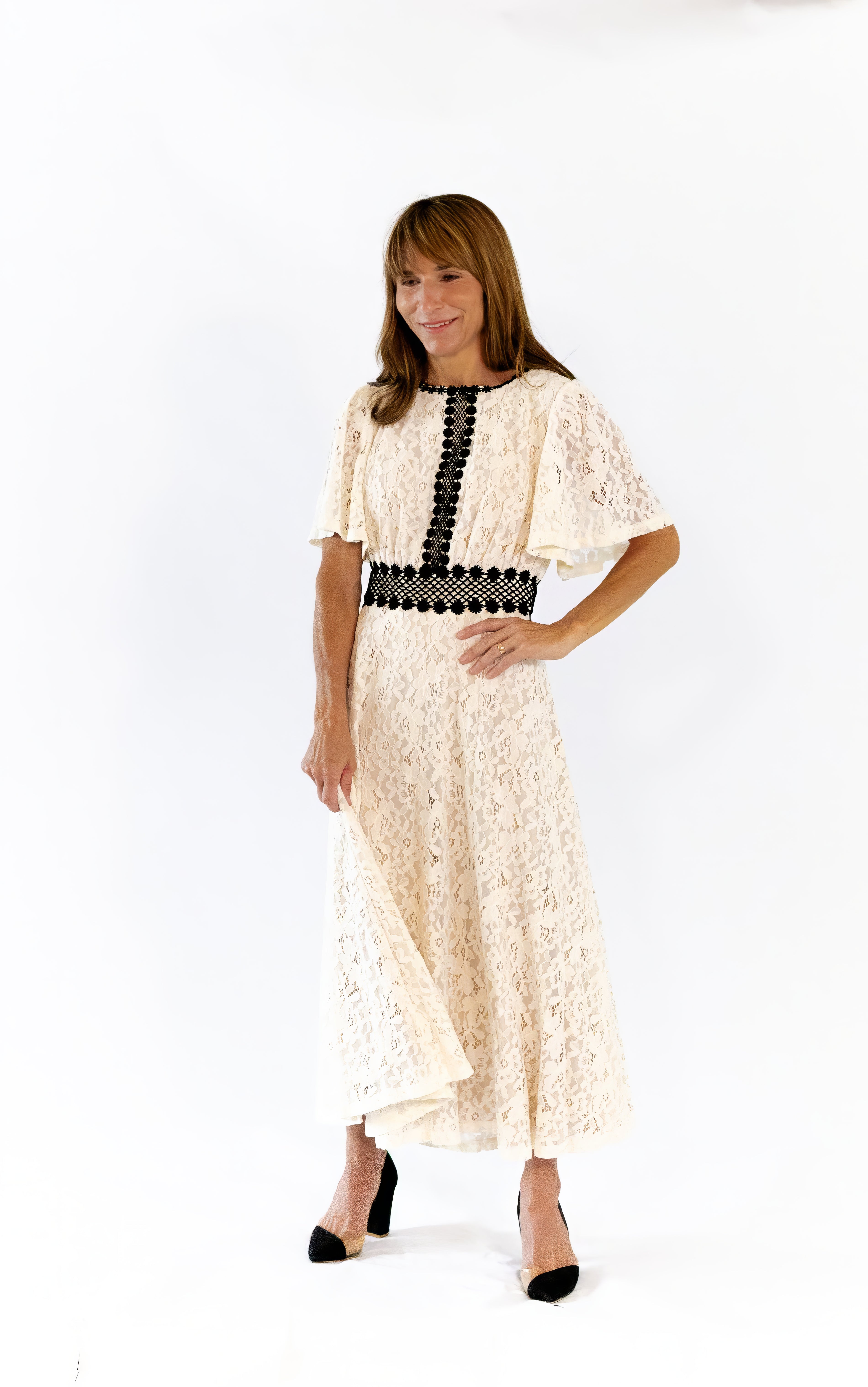 Wynn Lace Midi Dress