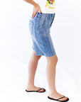 Andi Slouchy Seam Denim Shorts