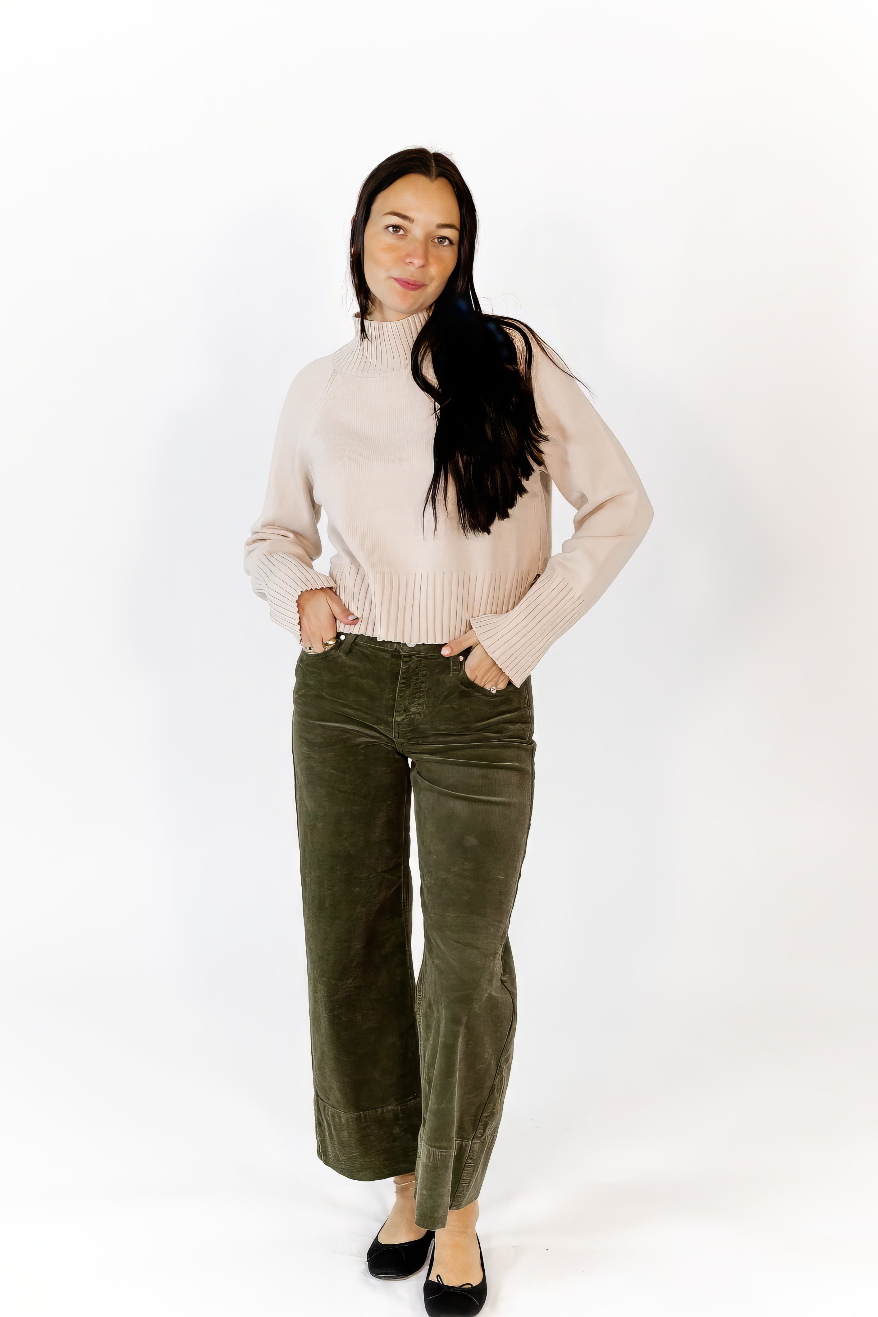 Cheri Mock Neck Pullover