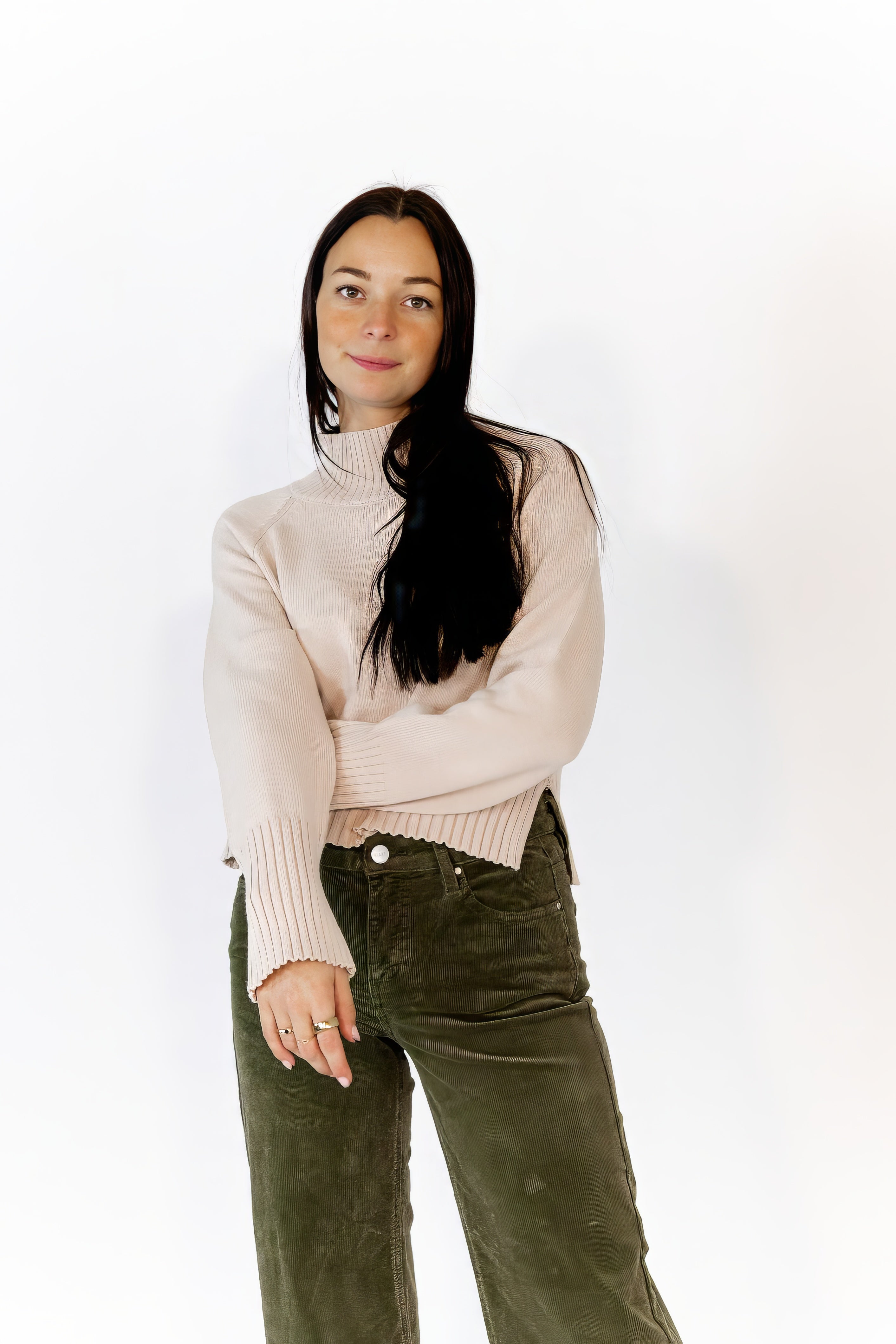 Cheri Mock Neck Pullover