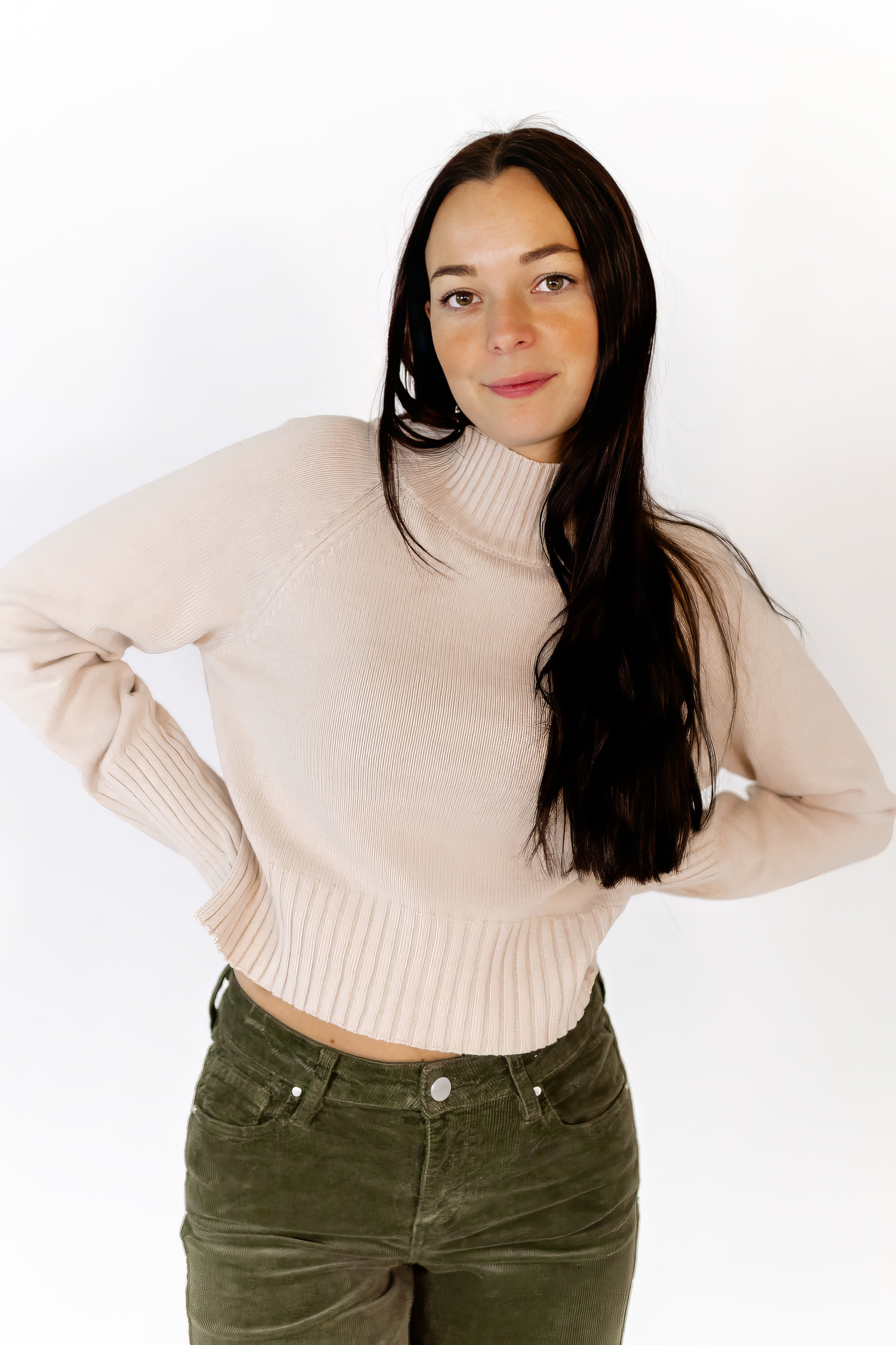 Cheri Mock Neck Pullover