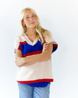 Sven Striped Knit Vest