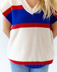 Sven Striped Knit Vest